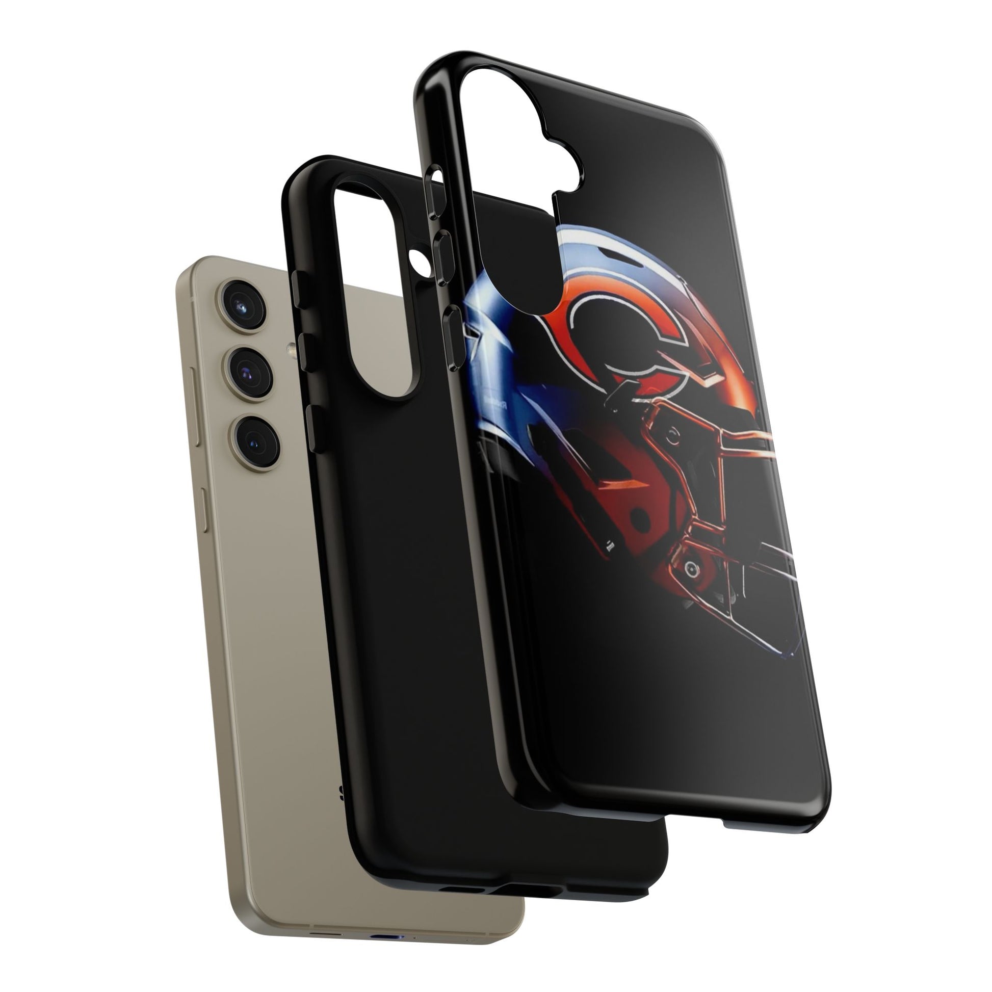 Football Helmet Chicago Bears Phone Case, Tough Cases for iPhones, Samsung, and Pixel