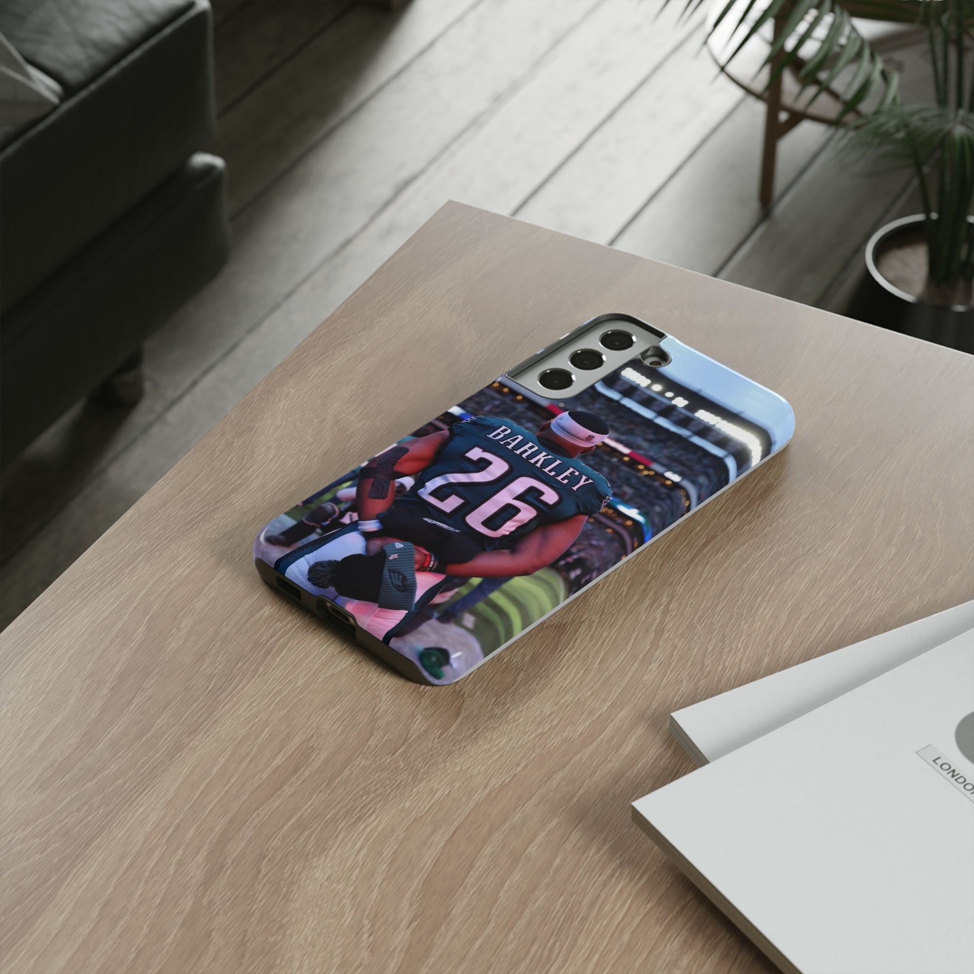 Eagles Football Saquon Barkley Tough Cases for iPhones, Samsung, and Pixel