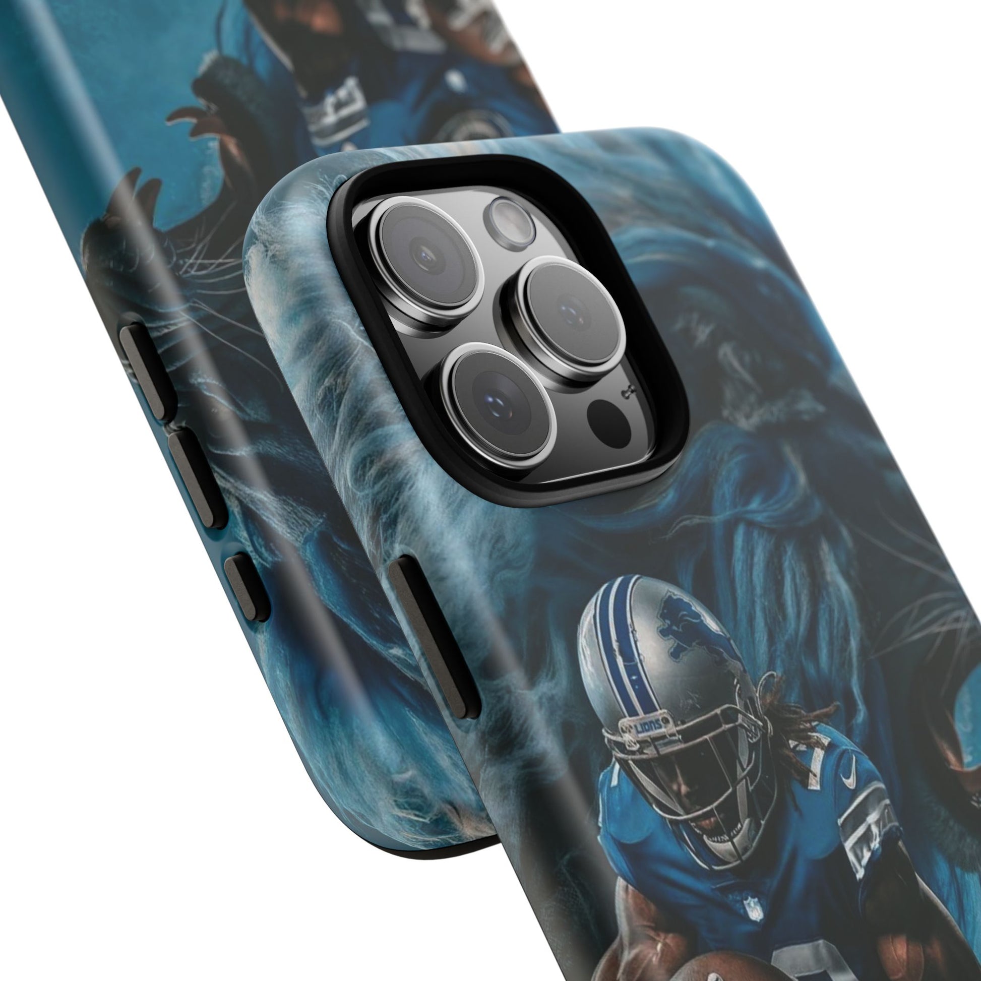 Detroit Lions Player Football Phone Case, Tough Cases for iPhones, Samsung, and Pixel