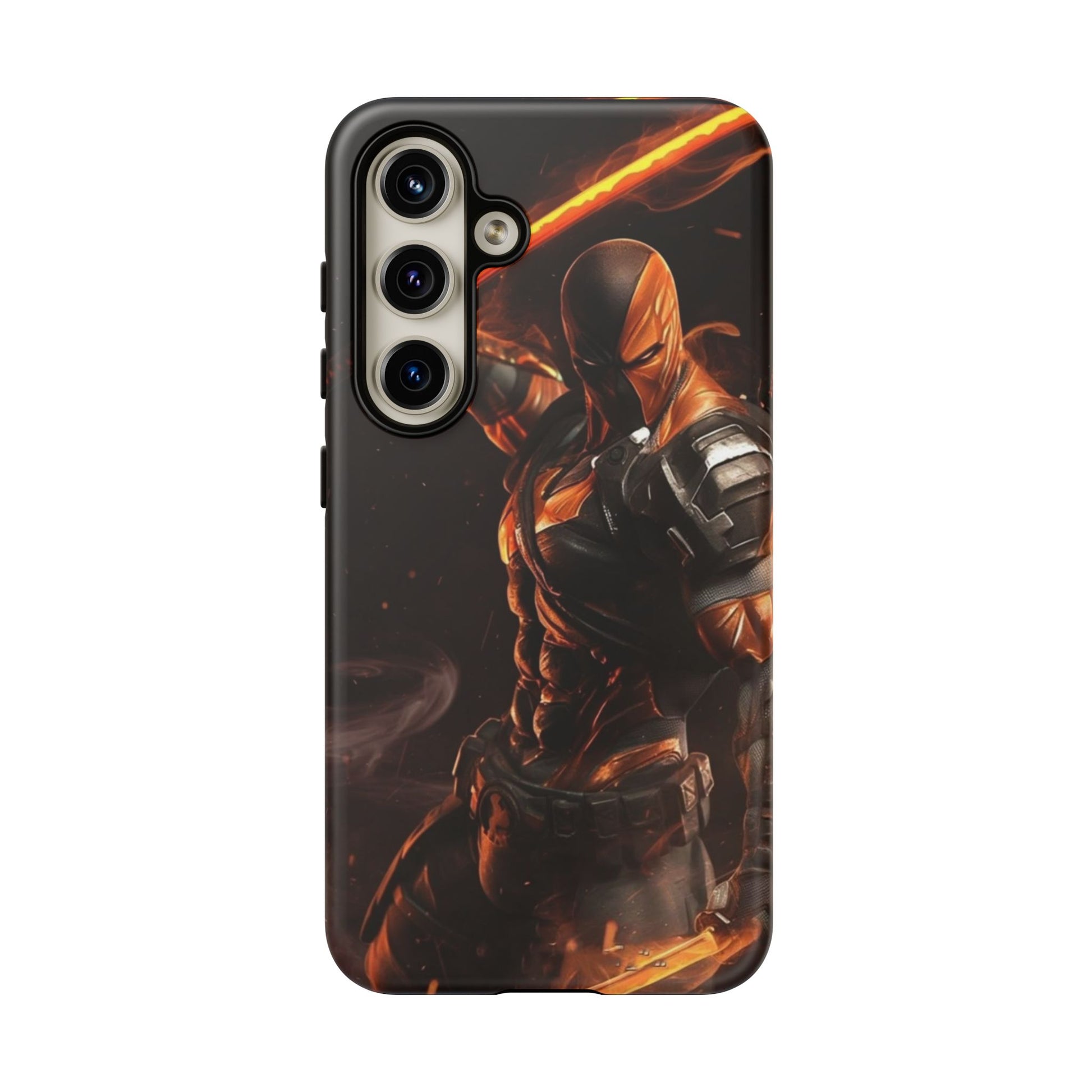 DC Comics Death Stroke Tough Cases for iPhones, Samsung, and Pixel