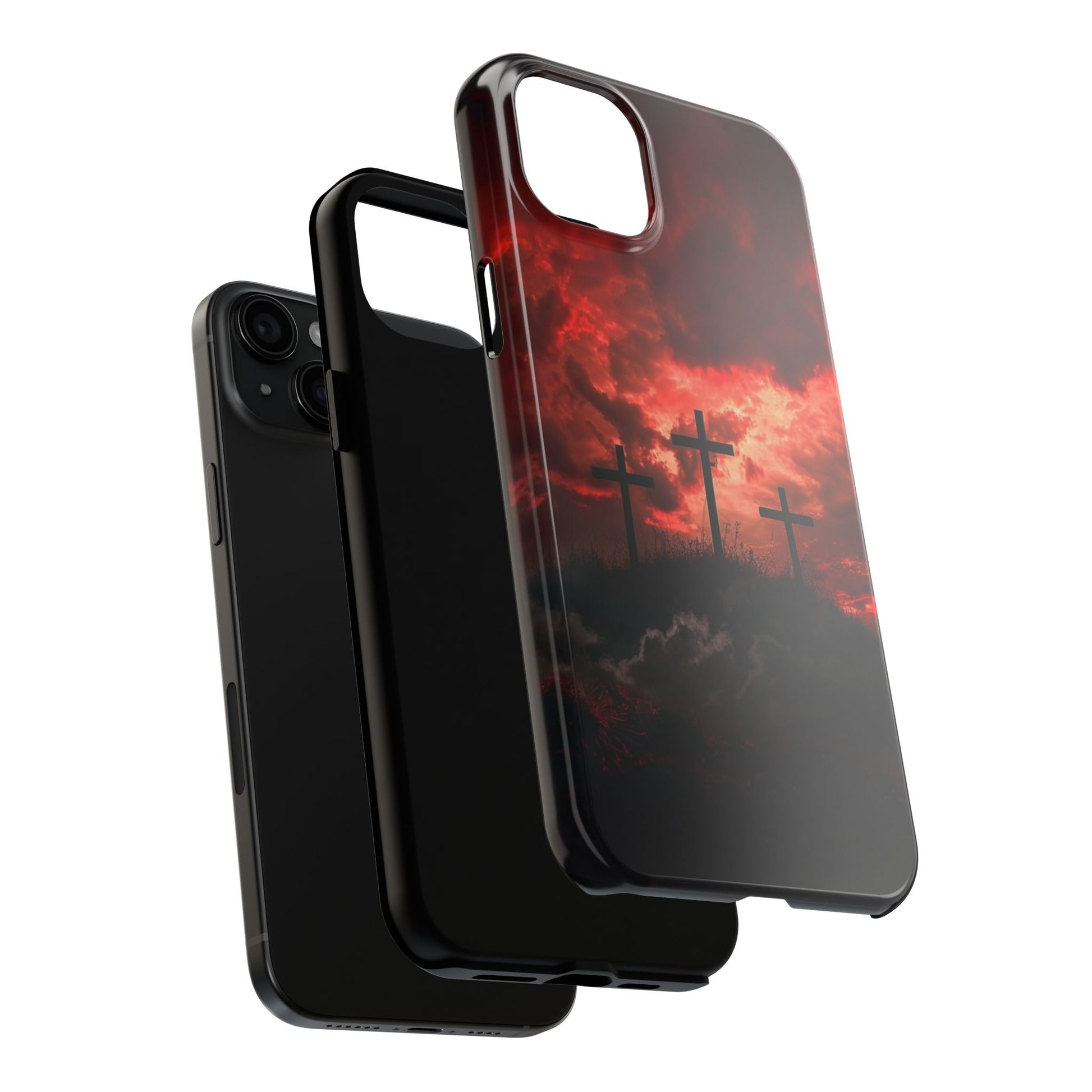 Crosses at Golgotha Christian Cases for iPhones & Samsung Phones