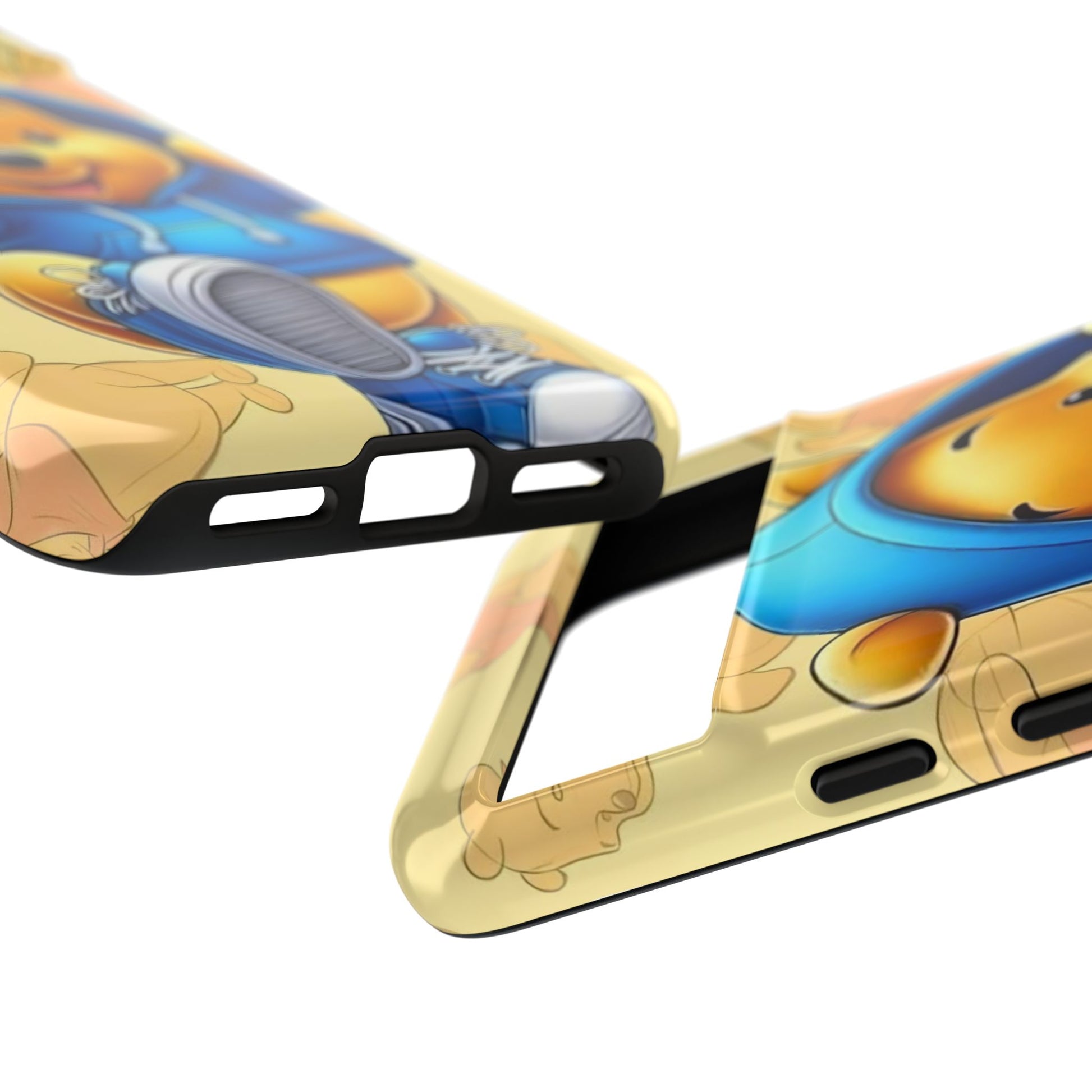 Cute Pooh Bear Phone Case, Tough Case