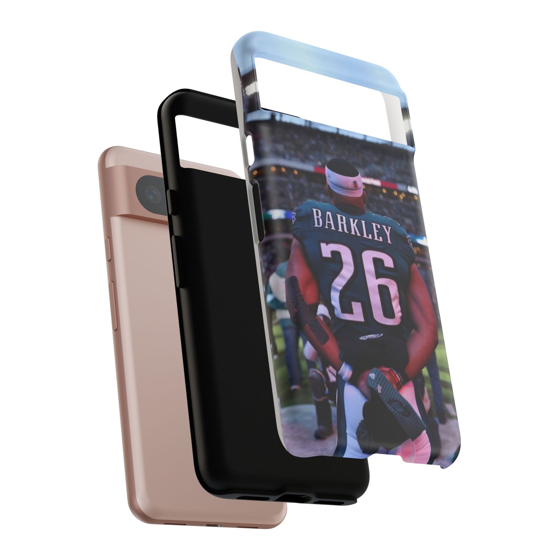 Eagles Football Saquon Barkley Tough Cases for iPhones, Samsung, and Pixel