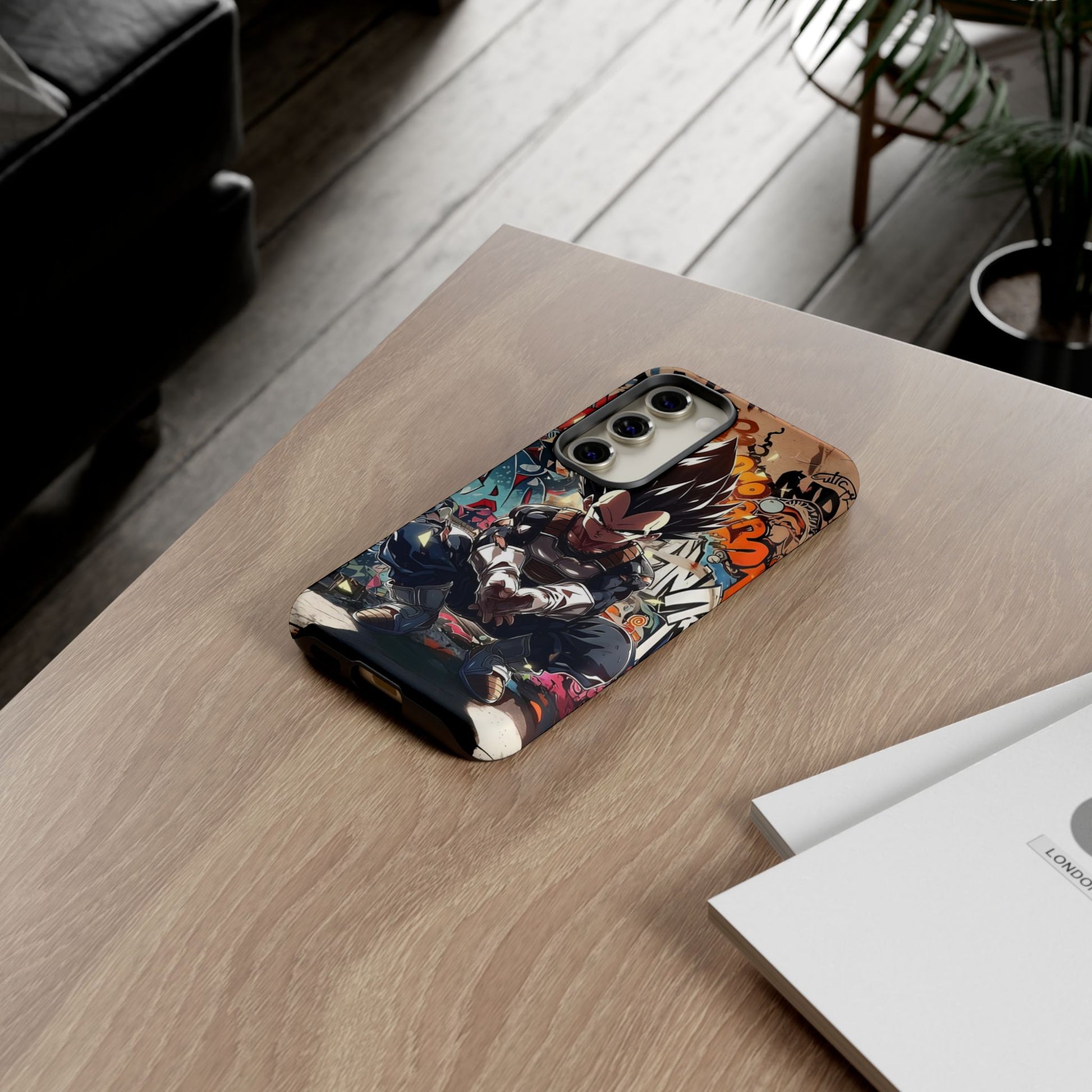 Anime Vegeta Dragon ball Z Tough Cases for iPhones, Samsung, and Pixel