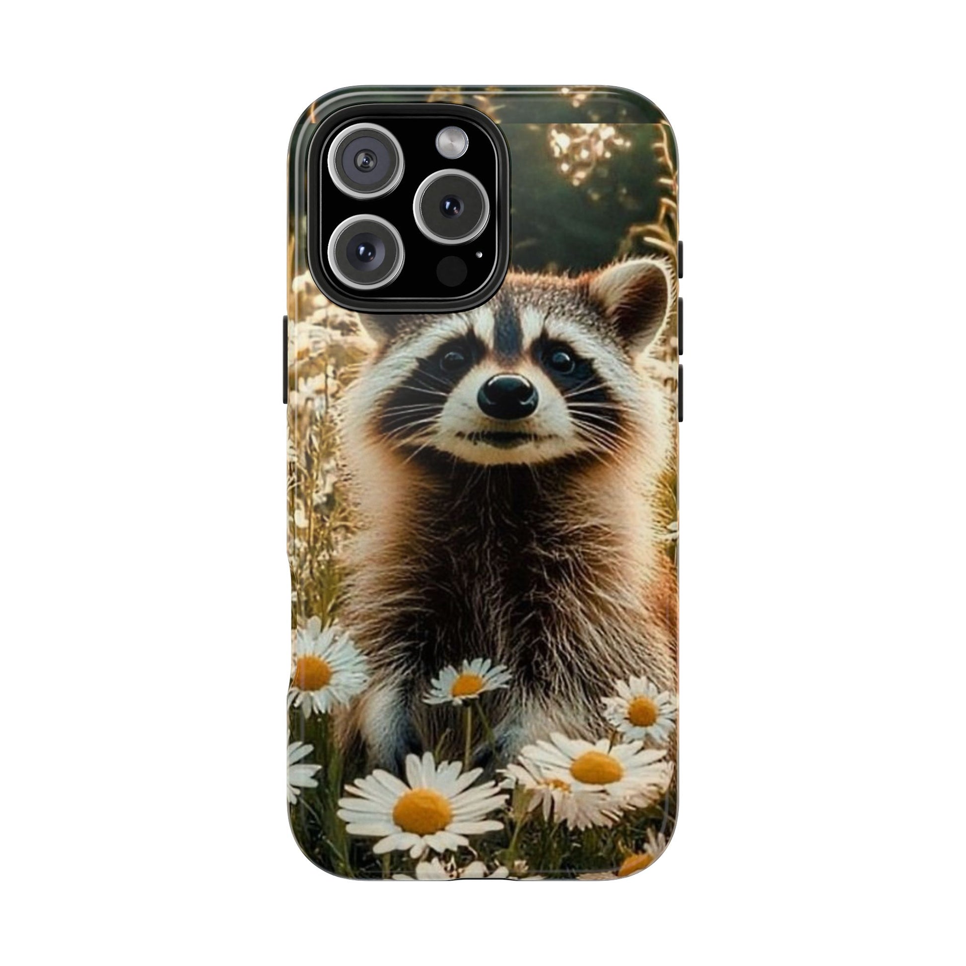 Cute Raccoon Theme Phone Cases for iPhones & Samsung Phones