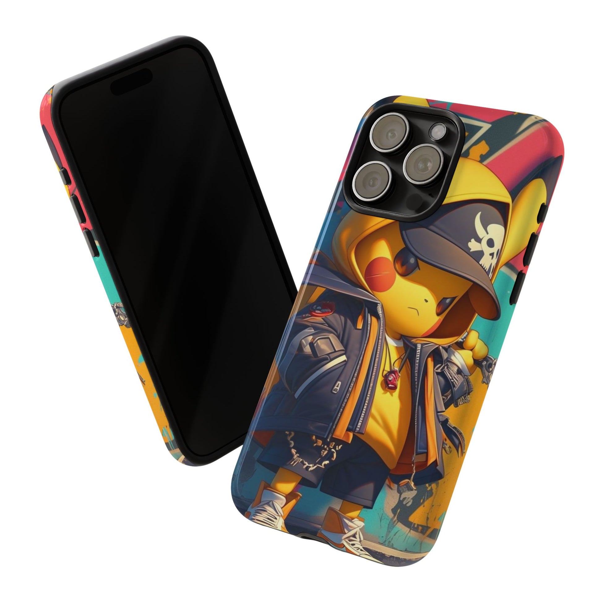 Cute Poke Bear Phone Case, Tough Cases for iPhones, Samsung, and Pixel