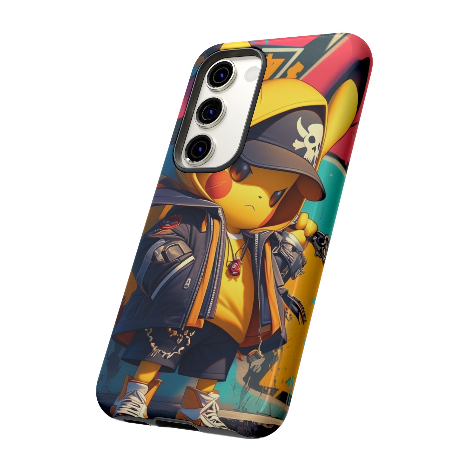 Cute Poke Bear Phone Case, Tough Cases for iPhones, Samsung, and Pixel