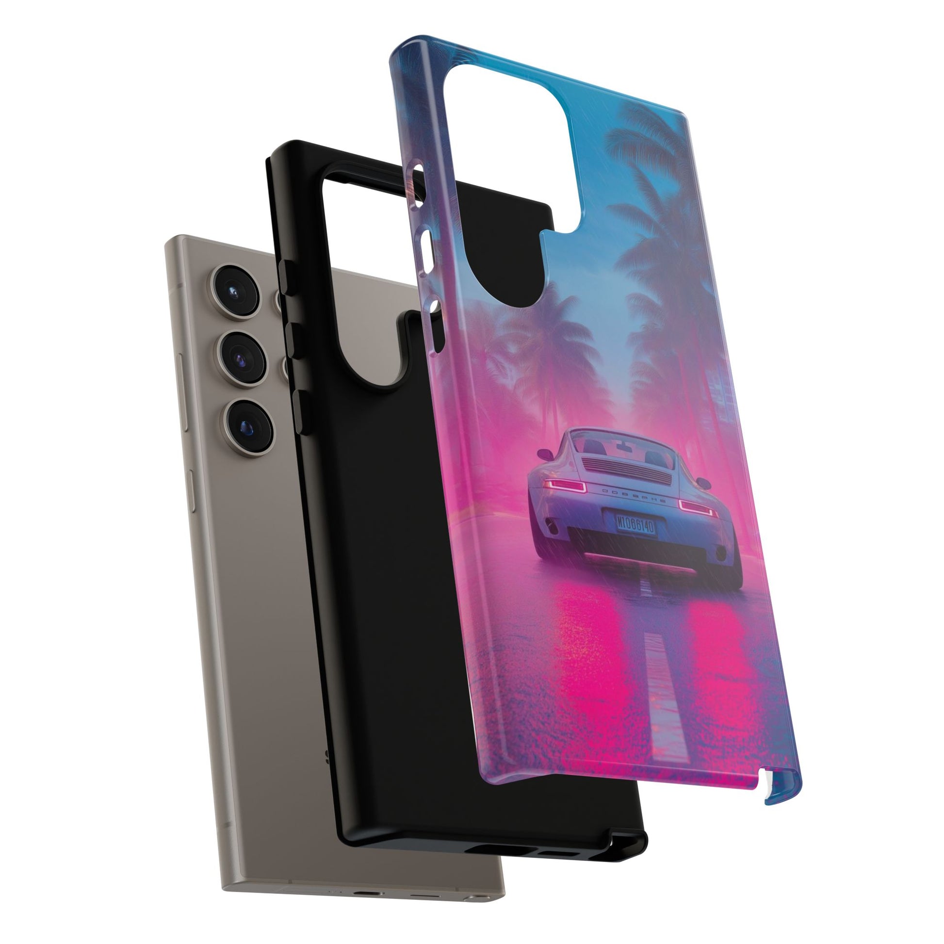 Miami Vice Porsche Phone Case for iPhone, Samsung Galaxy, & Pixel Phones