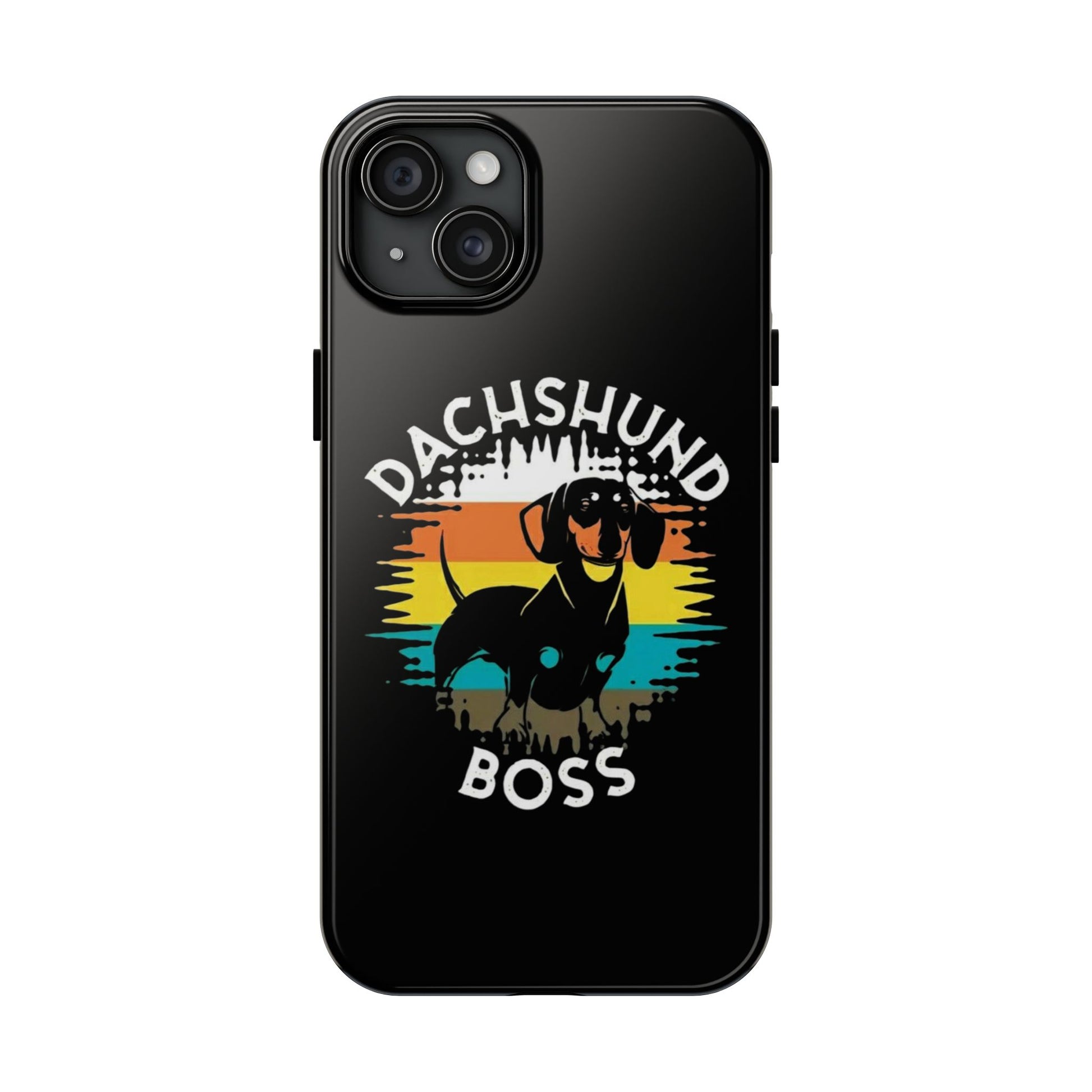 Dachshund Boss Theme Phone Cases for iPhones & Samsung Phones