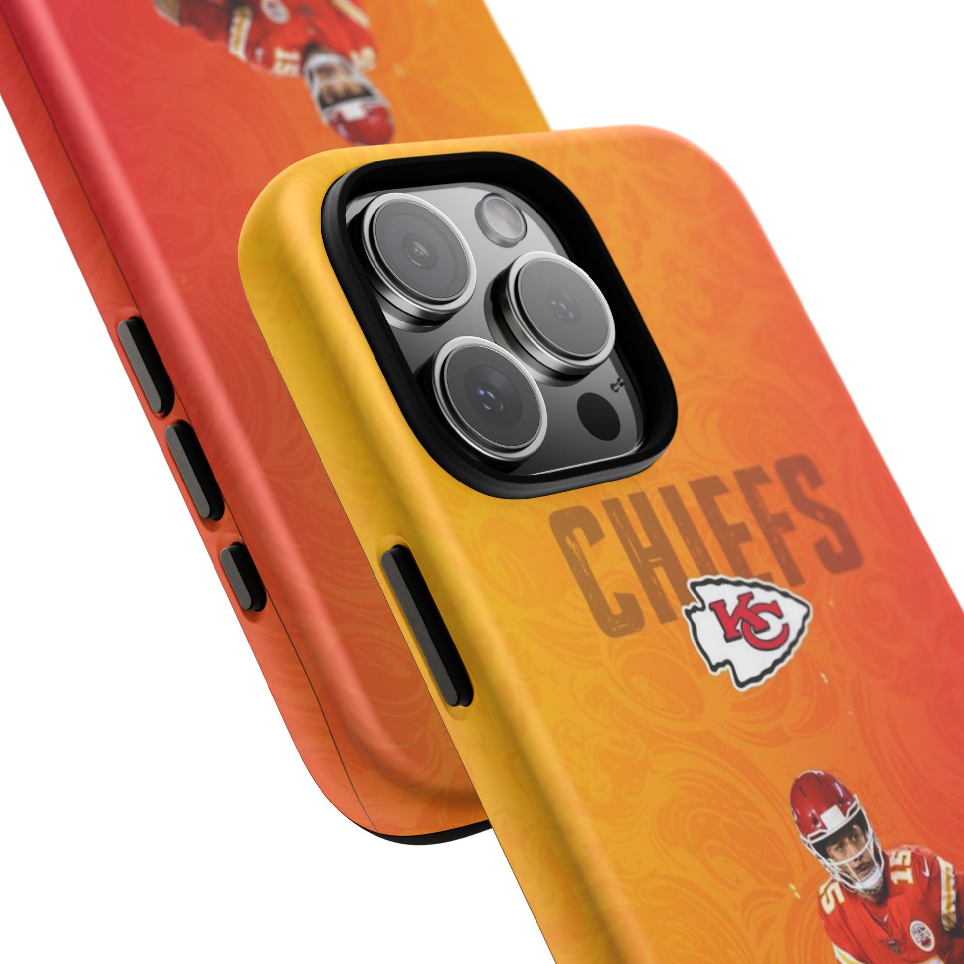 Kansas City Chiefs Patrick Mahomes Football Tough Cases for iPhones, Samsung, and Pixel