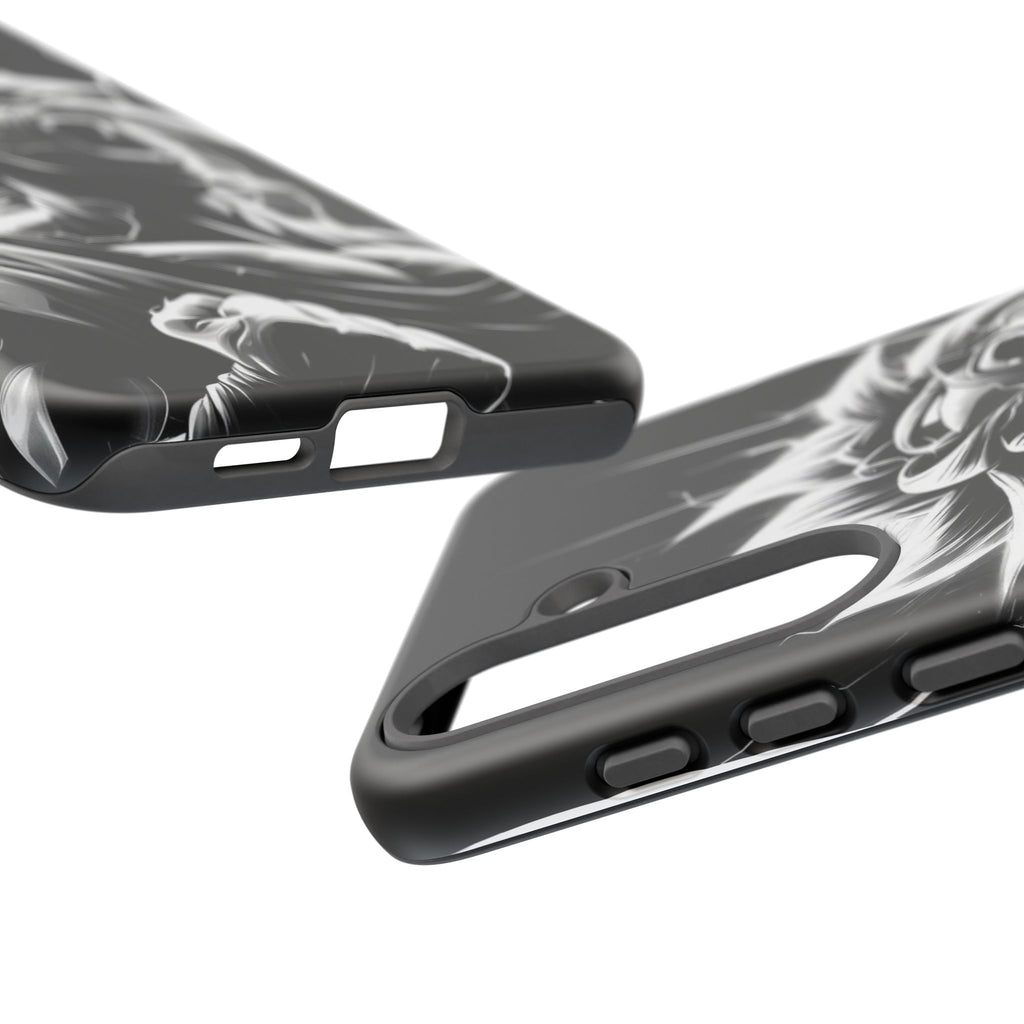 Anime Saiyan Rage Dragon ball Z Tough Cases for iPhones, Samsung, and Pixel