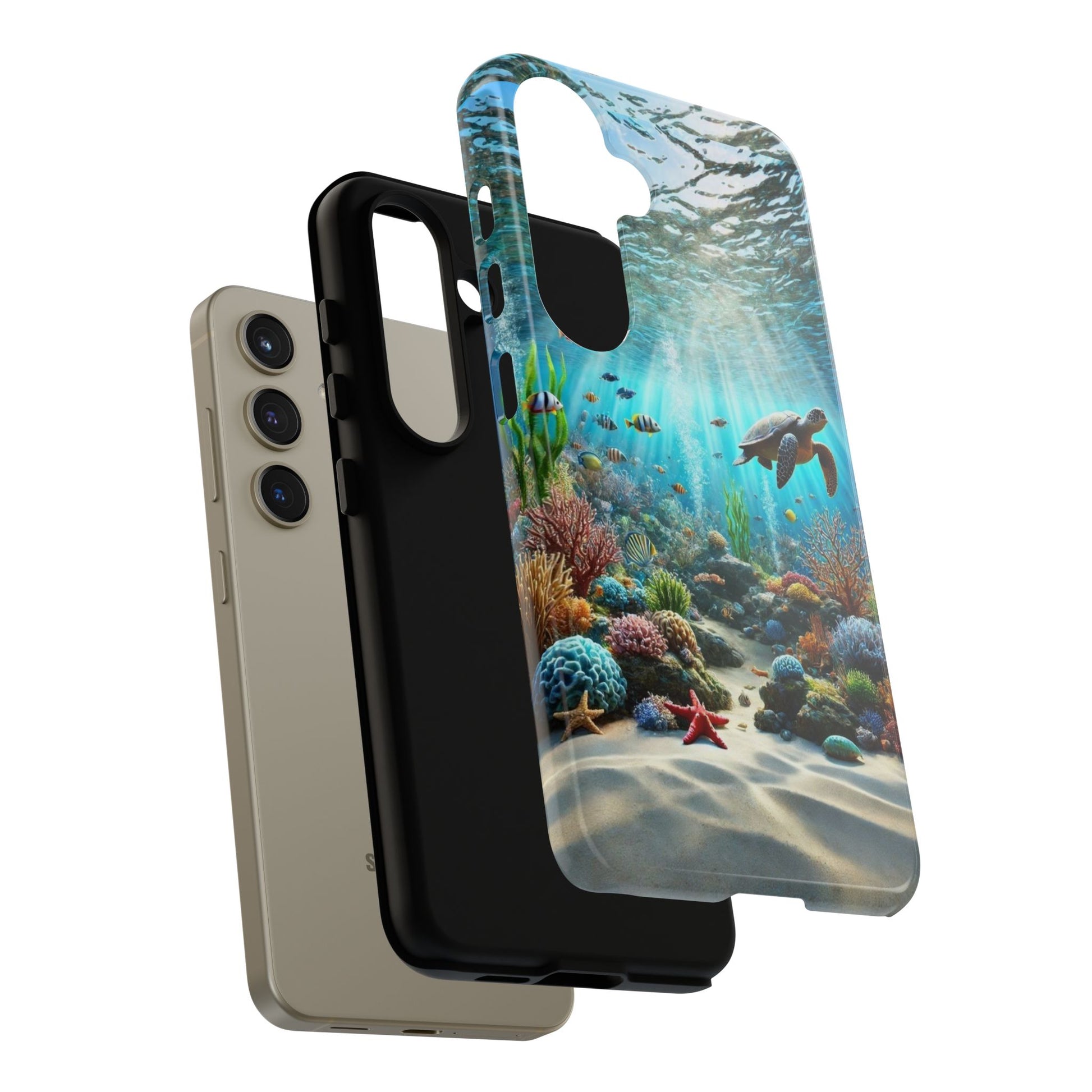 Under Sea Landscape Tough Cases for iPhones, Samsung, and Pixel