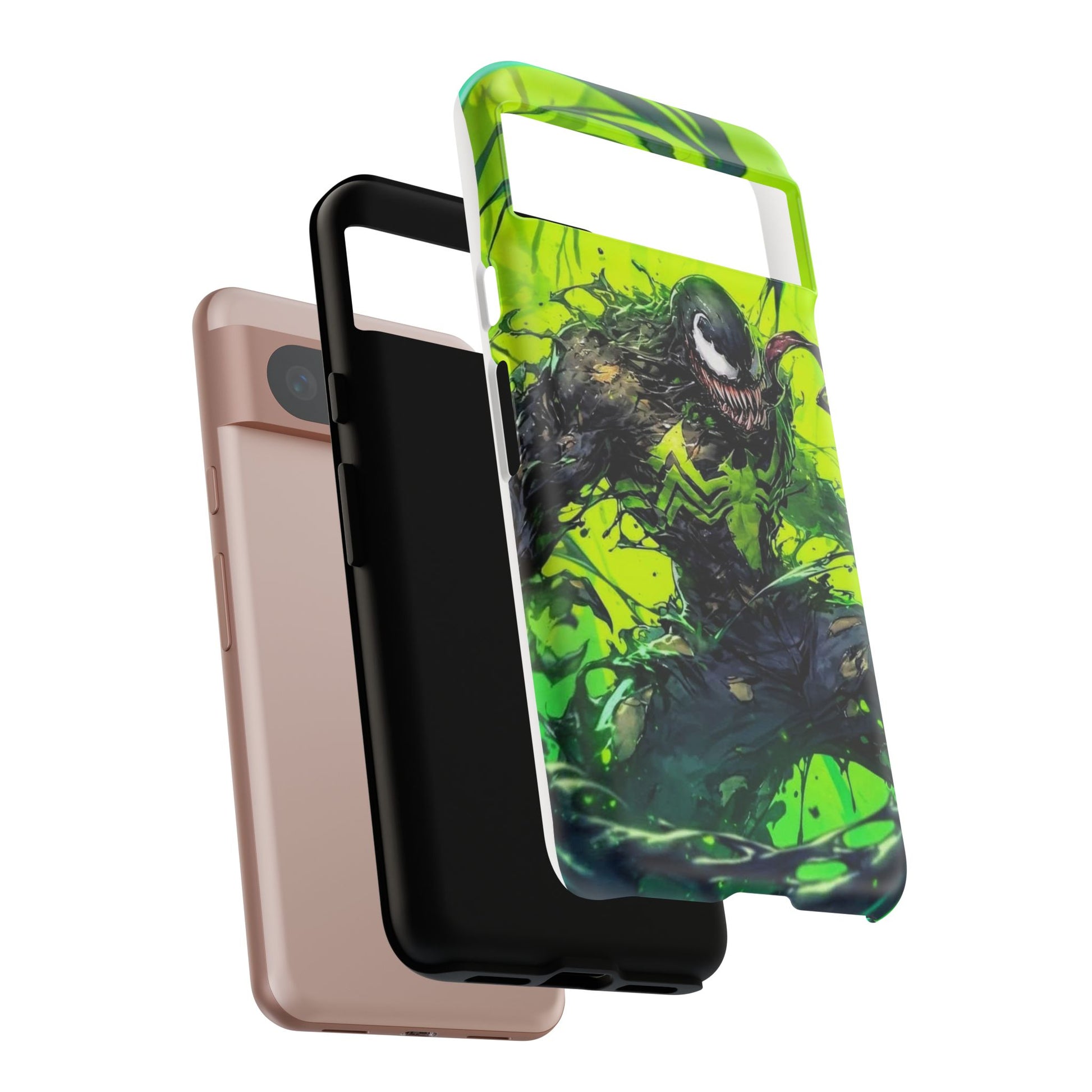 Evil Venom Phone Case, Tough Cases, Marvel Comics Phone for iPhones, Samsung, and Pixel