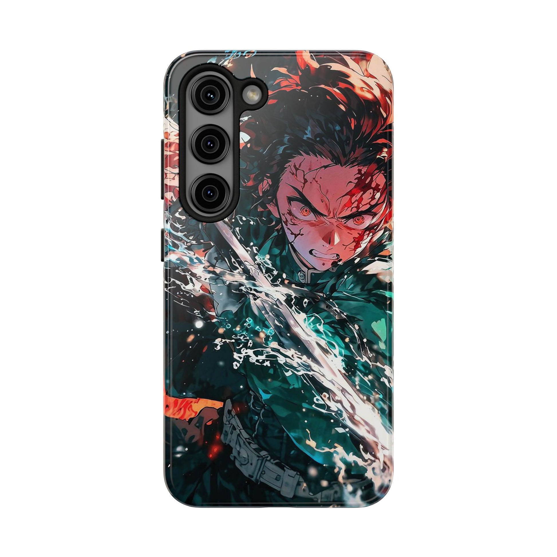 Demon Slayer Tanjiro Art Phone Case for iPhone & Samsung Galaxy Phones