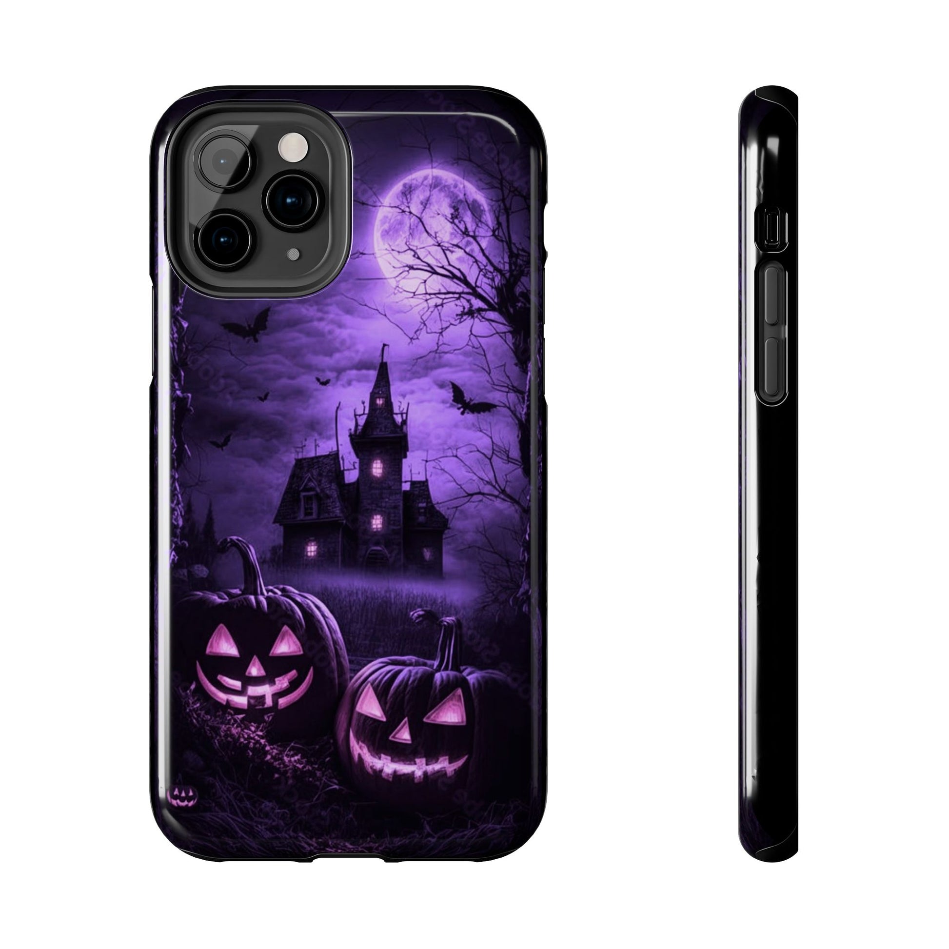 Haunted House Halloween Theme Phone Cases for iPhones & Samsung Phones