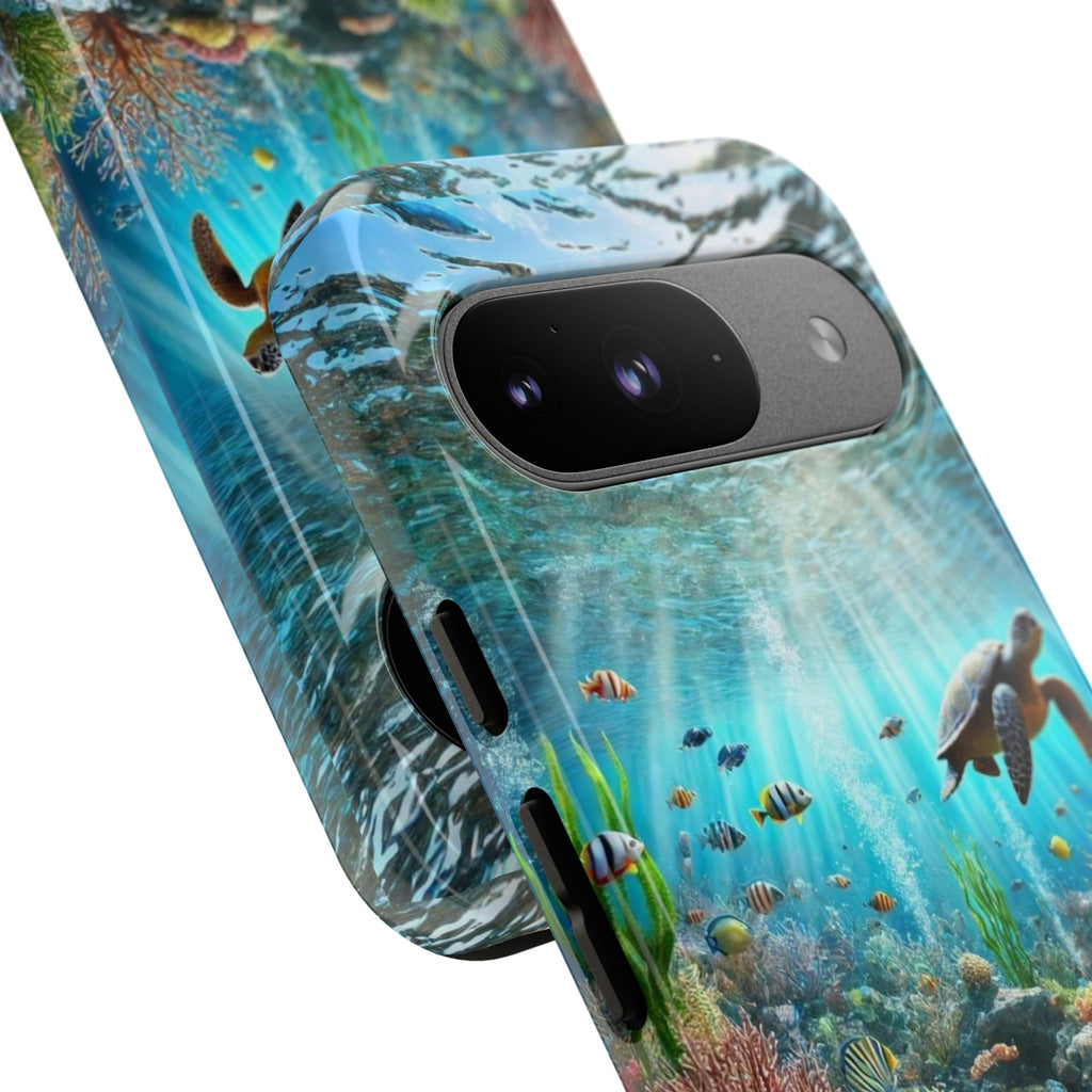 Under Sea Landscape Tough Cases for iPhones, Samsung, and Pixel