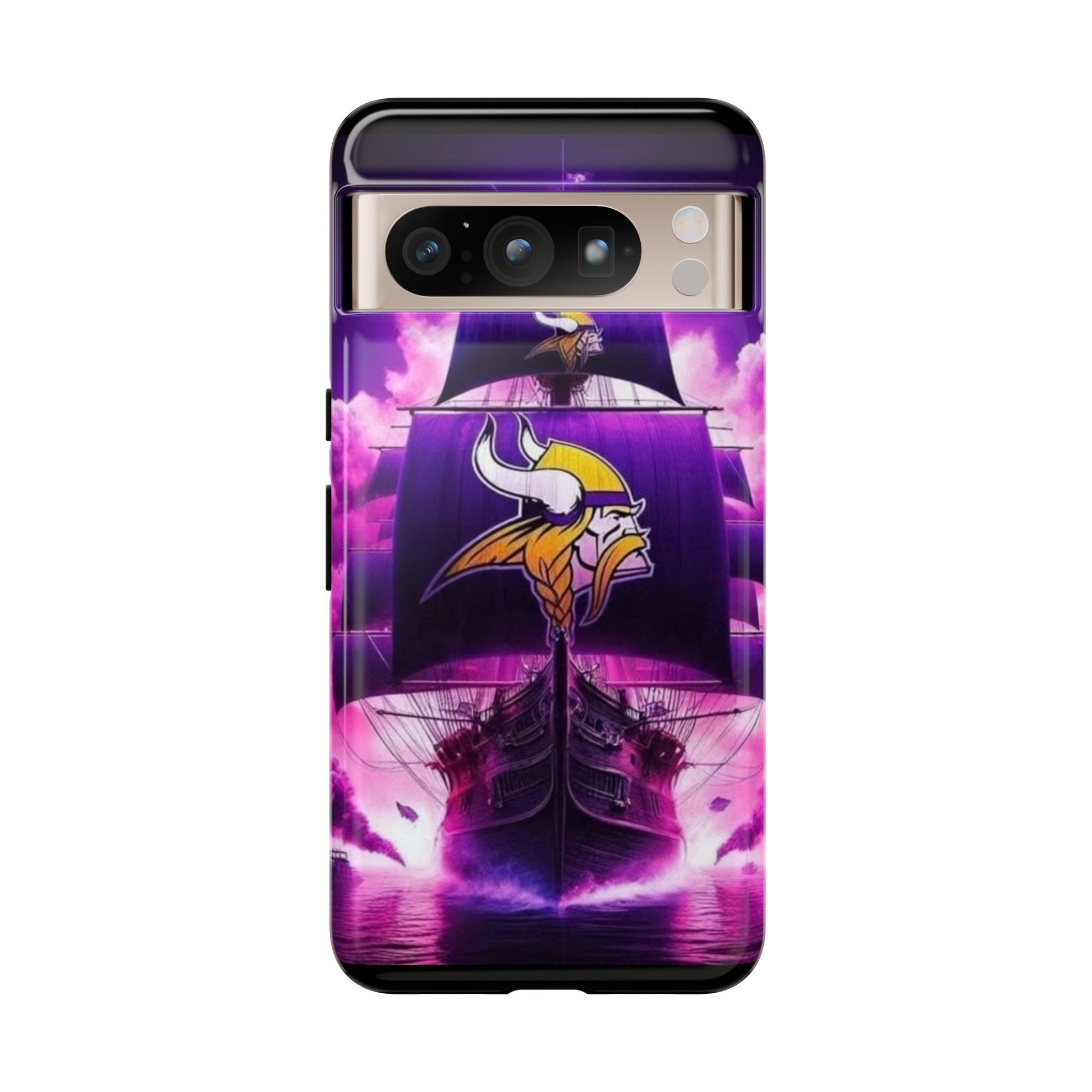 Minnesota Vikings Ship Football Phone Case, Tough Cases for iPhones, Samsung, and Pixel
