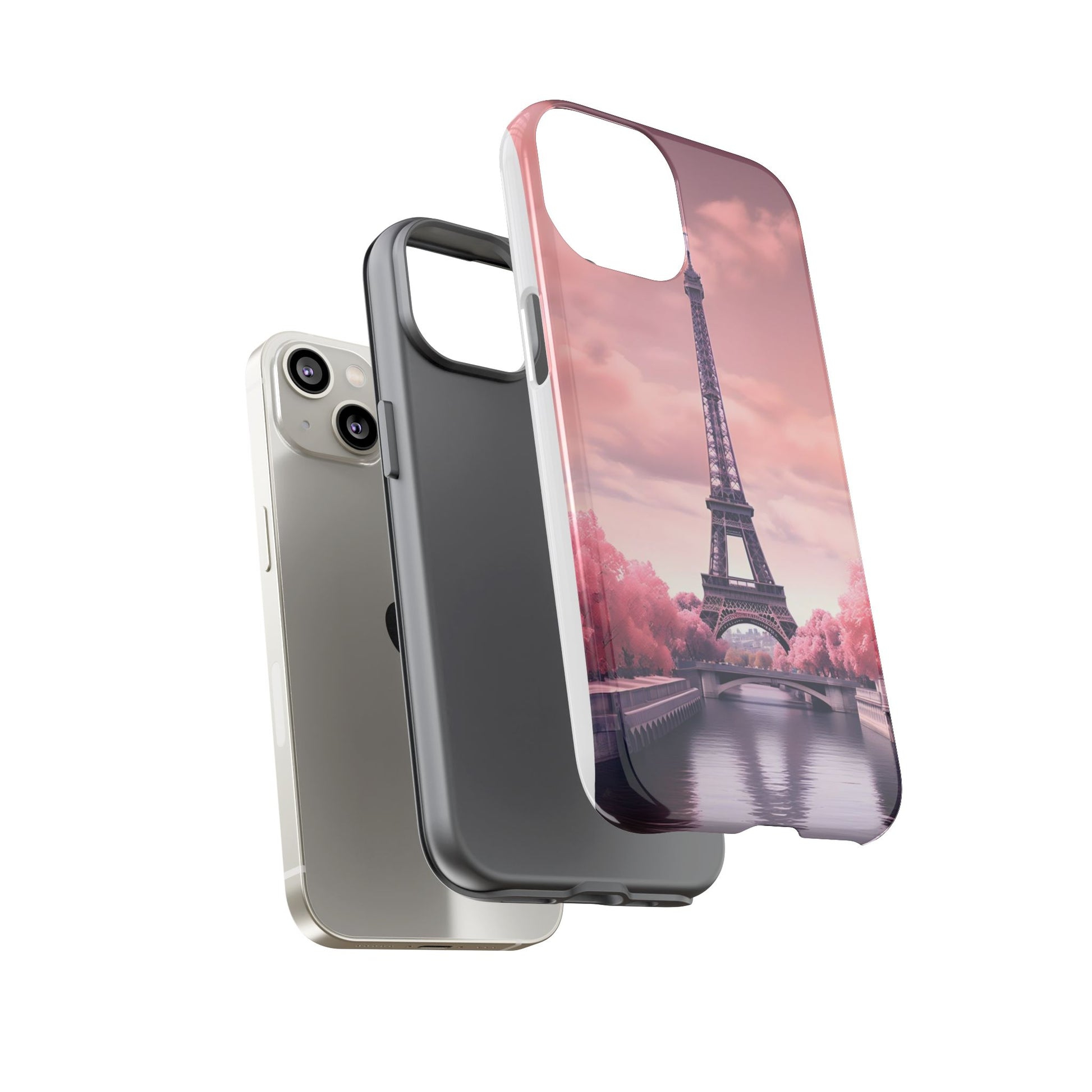 Eiffel Tower Paris Tough Cases for iPhones, Samsung, and Pixel