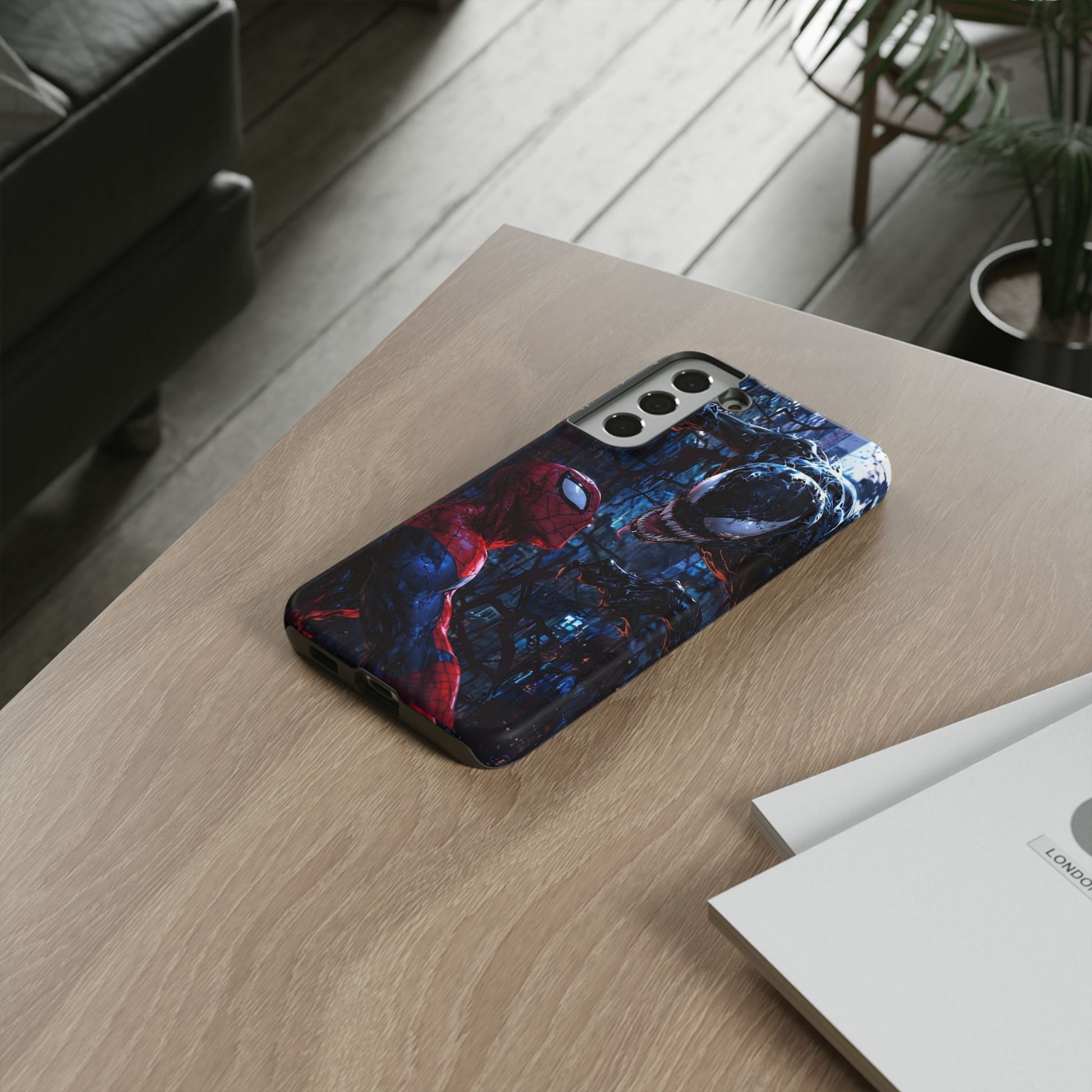 Venom x Spiderman Phone Case, Tough Cases for iPhones, Samsung, and Pixel