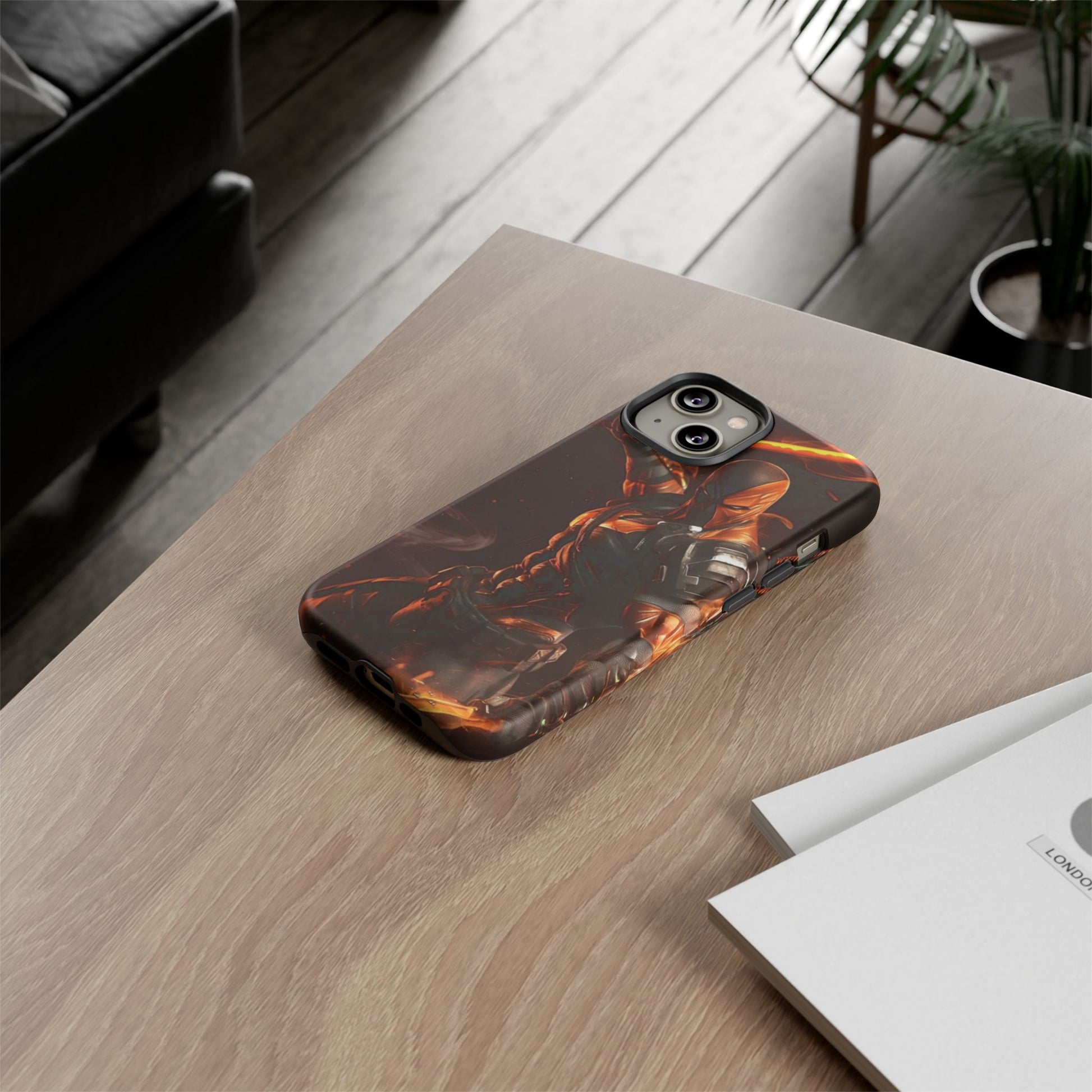 DC Comics Death Stroke Tough Cases for iPhones, Samsung, and Pixel