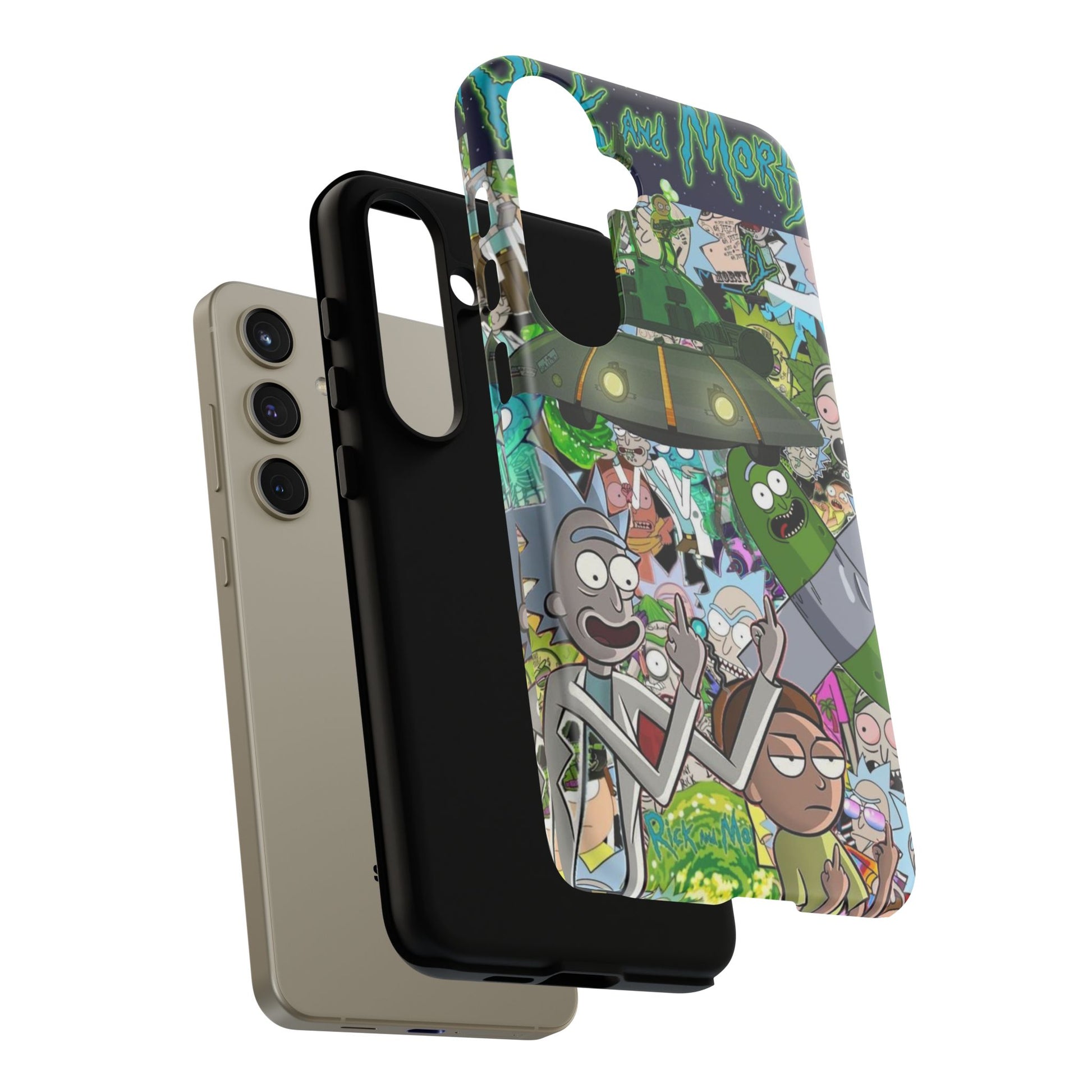 Rick and Morty Phone Case, Tough Cases for iPhones, Samsung, and Pixel