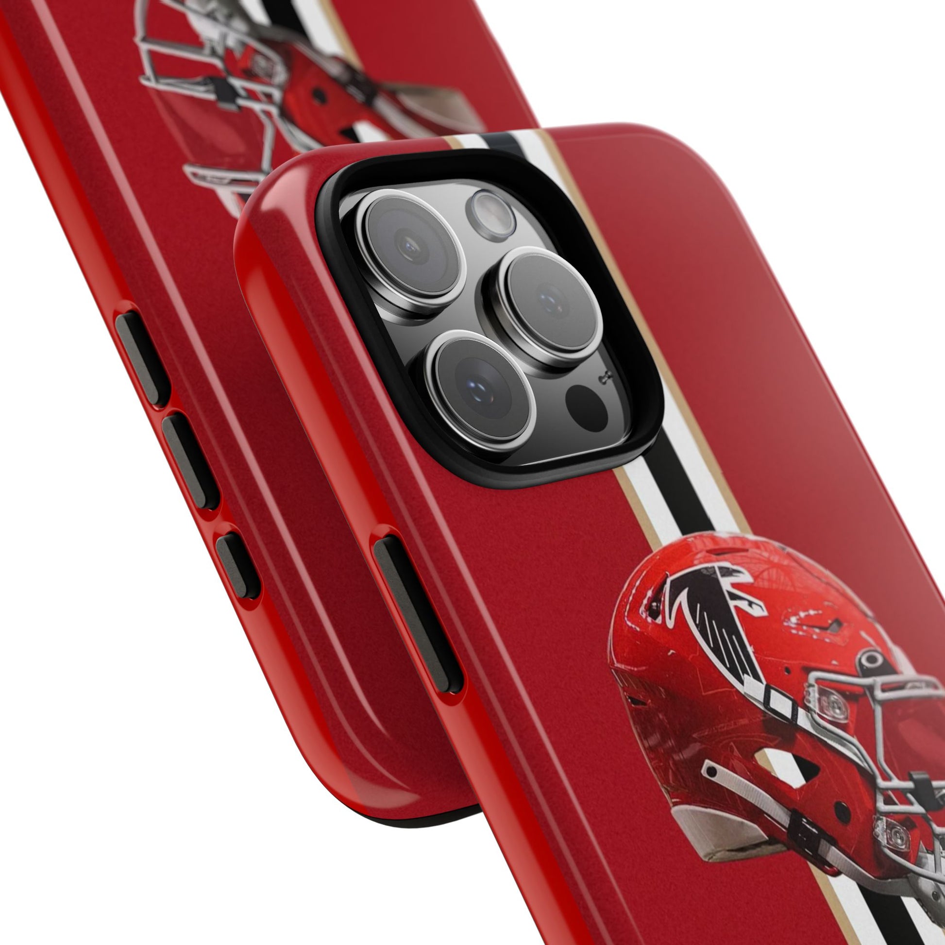 Atlanta Falcons Football Helmet Logo Tough Cases for iPhones, Samsung, and Pixel