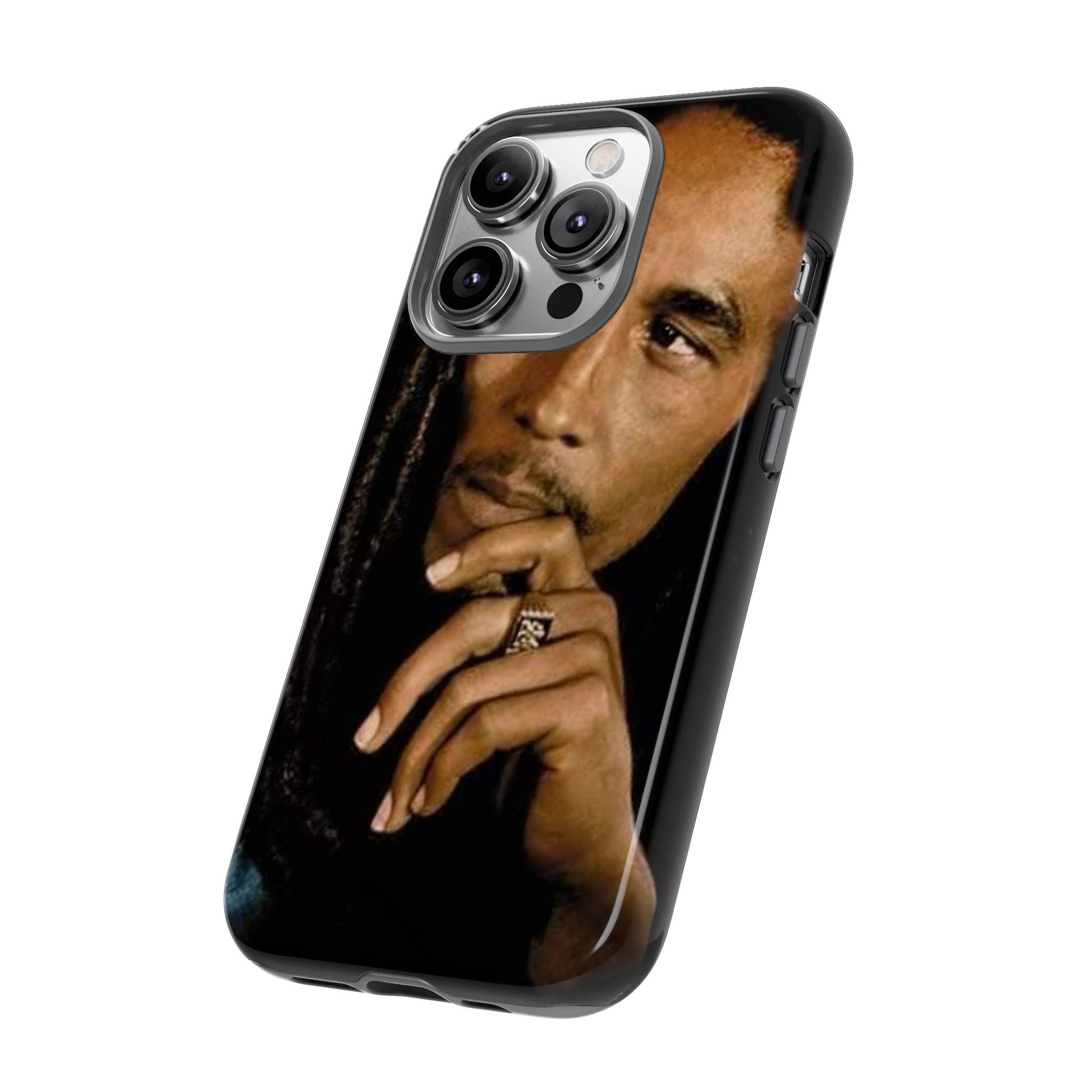 Marley Reggae Tough Cases for iPhones, Samsung, and Pixel