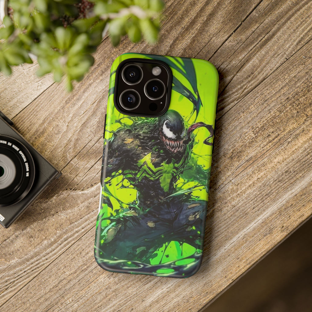 Evil Venom Phone Case, Tough Cases, Marvel Comics Phone for iPhones, Samsung, and Pixel