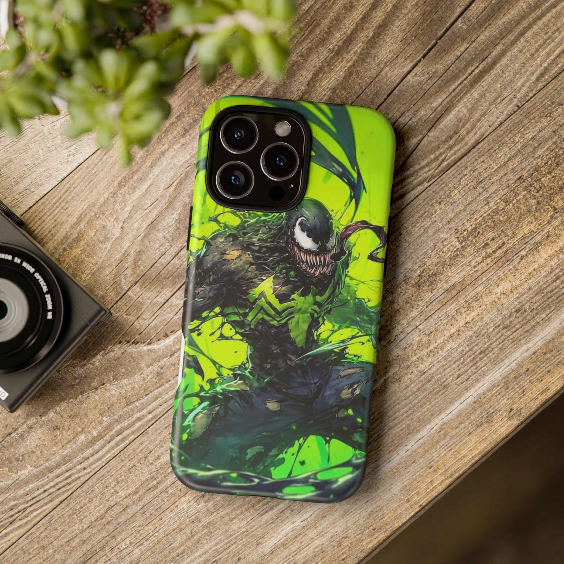 Evil Venom Phone Case, Tough Cases, Marvel Comics Phone for iPhones, Samsung, and Pixel