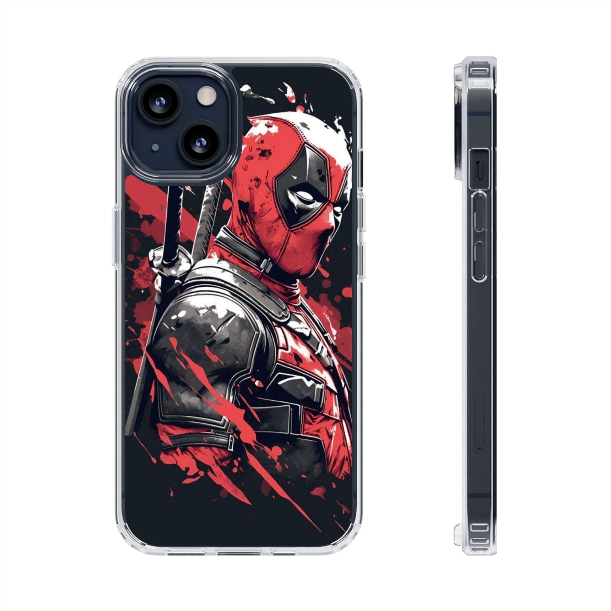 Phone Case, Deadpool Inspired, Iphone, Samsung, Marvel Gift, Comic Book Fan,
