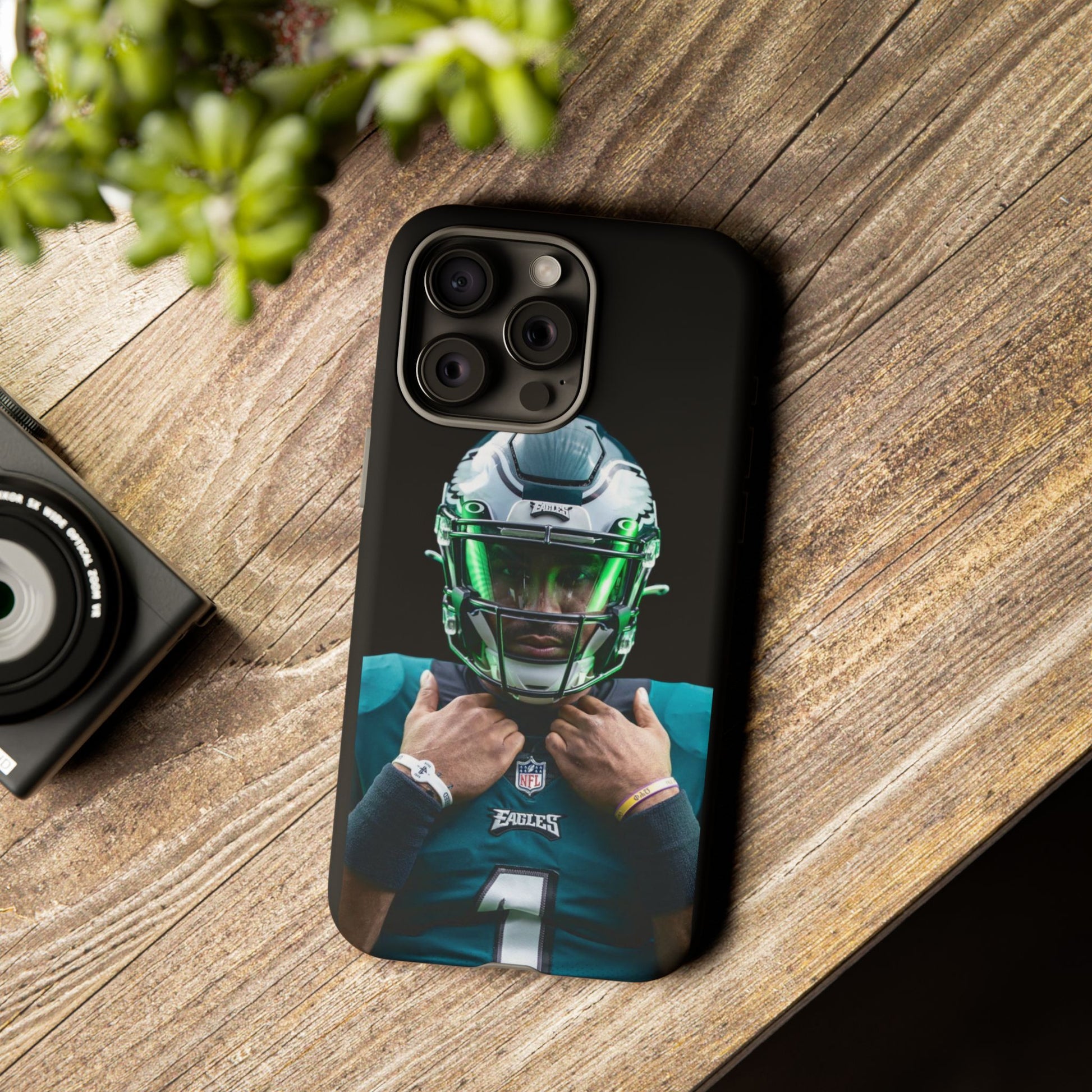 Eagles Football Jalen Hurts Tough Cases for iPhones, Samsung, and Pixel