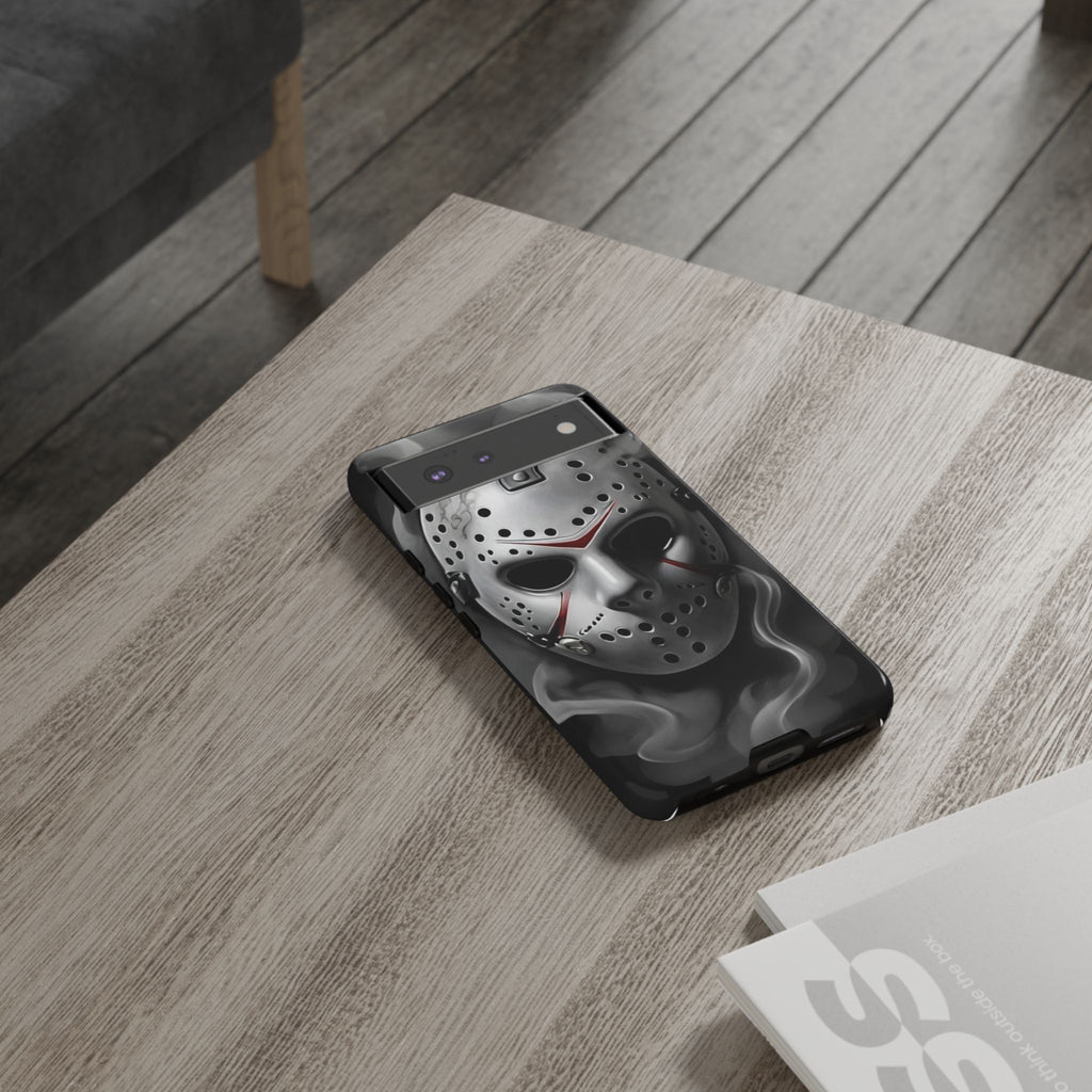 Friday the 13th Jason's Mask Tough Cases for iPhones, Samsung, and Pixel