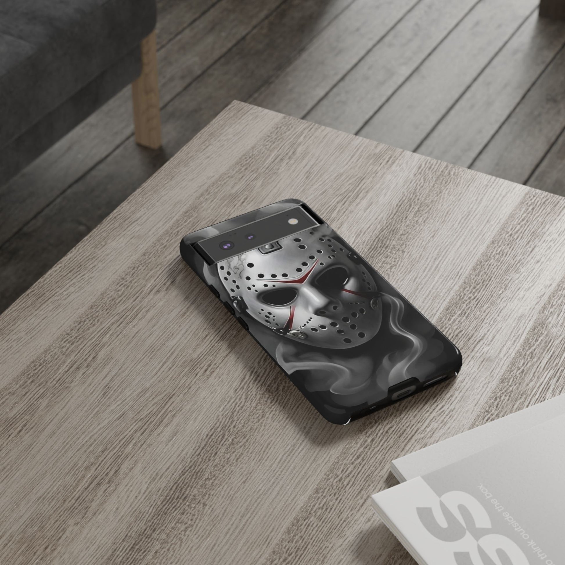 Friday the 13th Jason's Mask Tough Cases for iPhones, Samsung, and Pixel