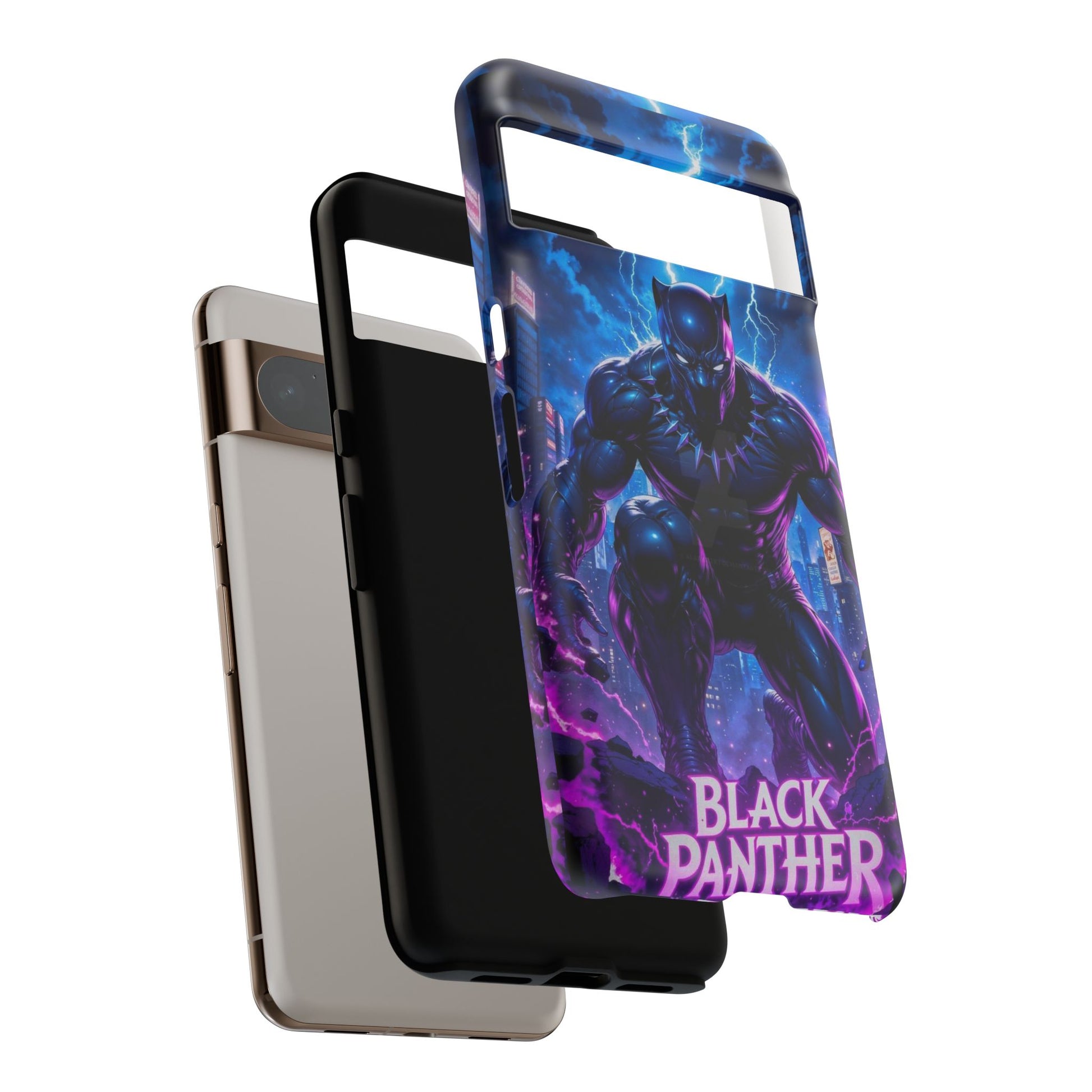 Black Panther Phone Case, Tough Cases for iPhones, Samsung, and Pixel