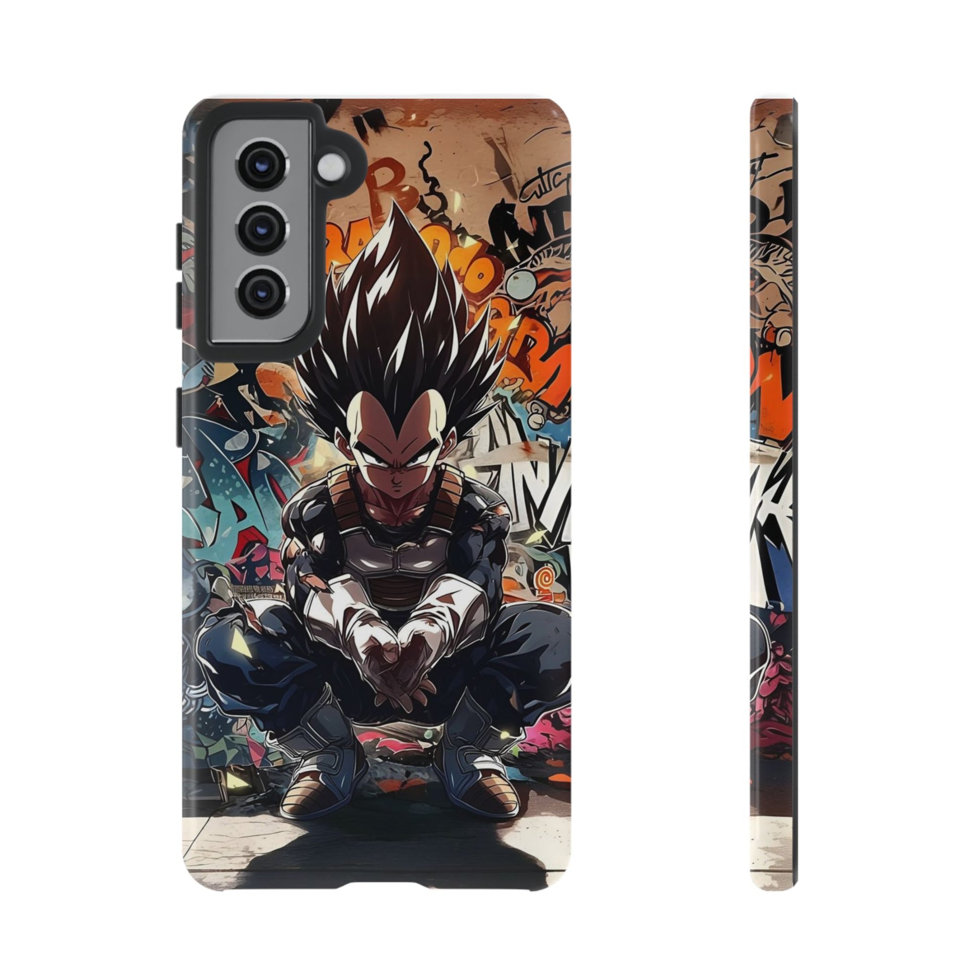 Anime Vegeta Dragon ball Z Tough Cases for iPhones, Samsung, and Pixel