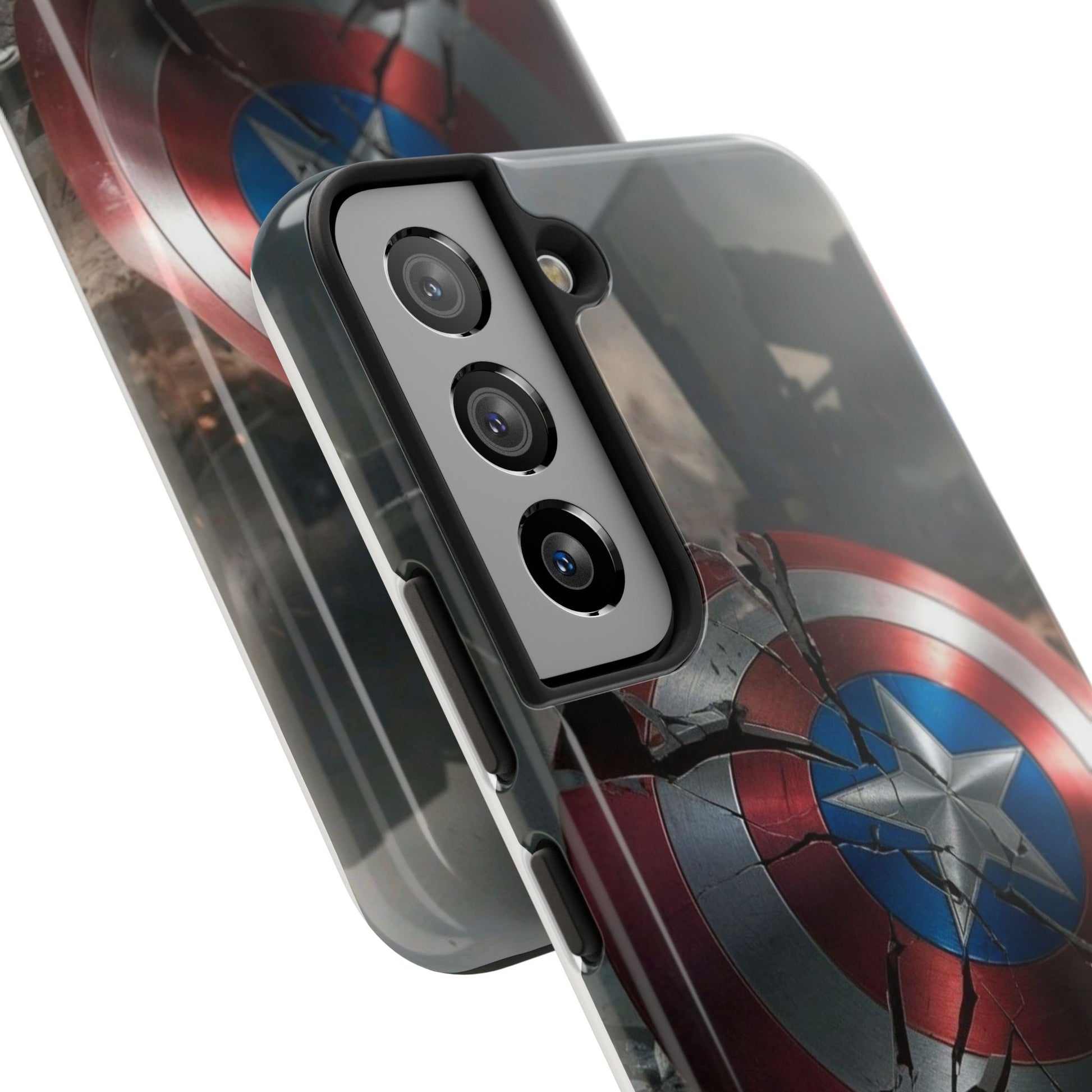 Capt. America Shield Tough Phone Cases for Iphones & Samsung Phones Durable