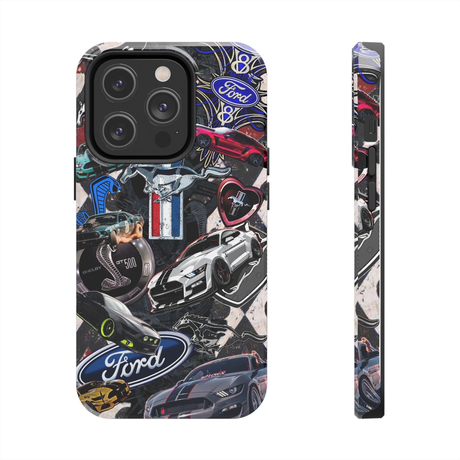 History of Ford Mustangs Theme Phone Cases for Iphones & Samsung Phones