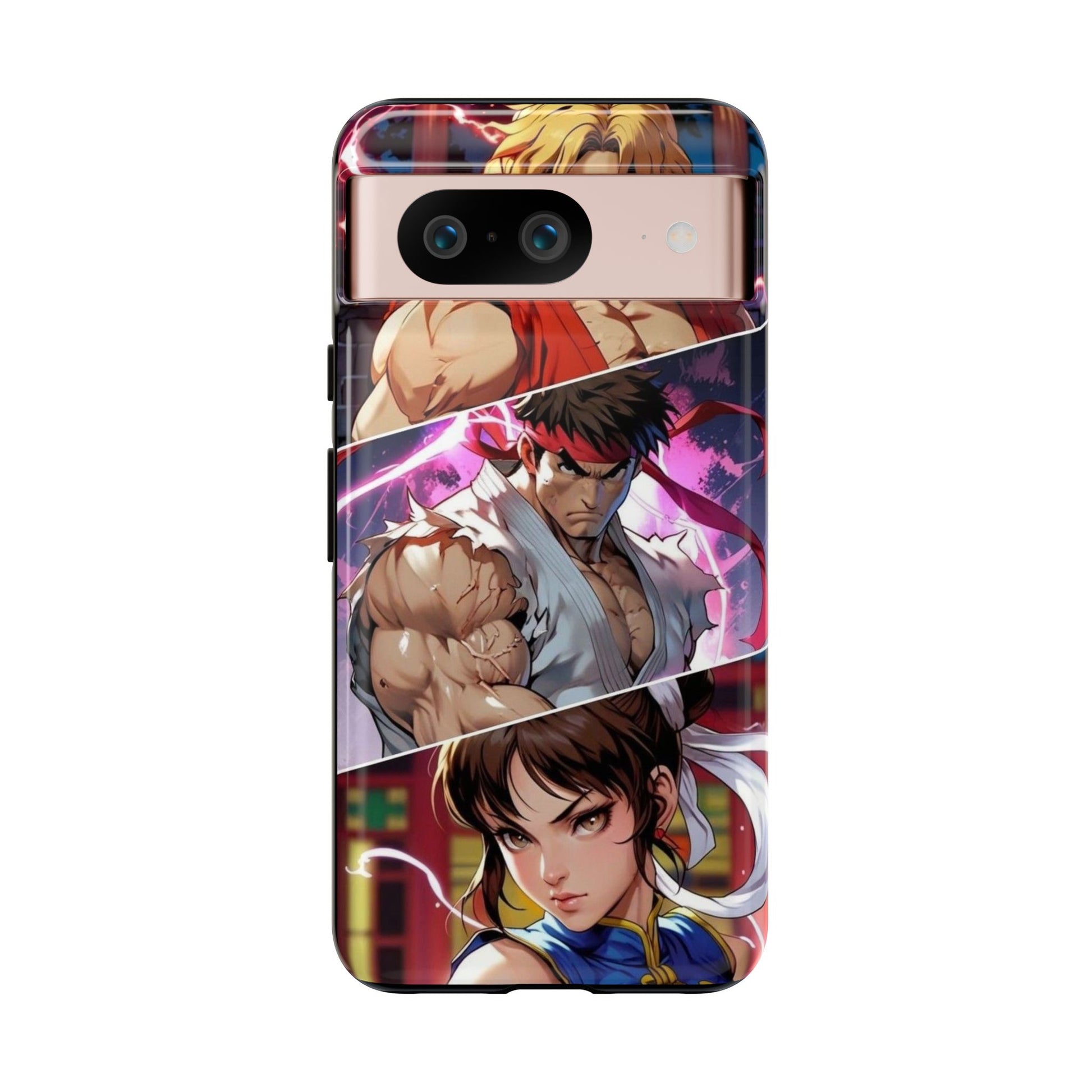 Street Fighter Gamer Theme Tough Cases for iPhones, Samsung, and Pixel