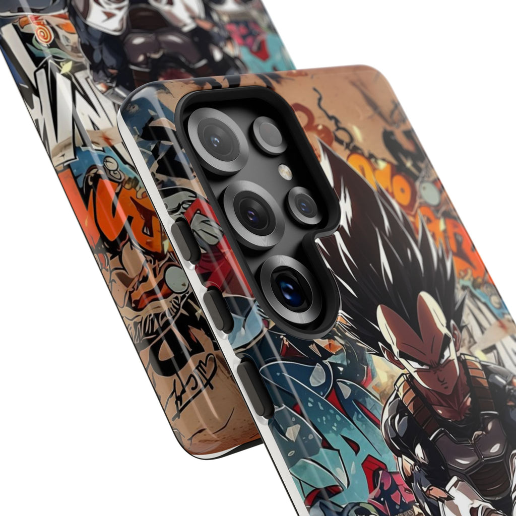 Anime Vegeta Dragon ball Z Tough Cases for iPhones, Samsung, and Pixel