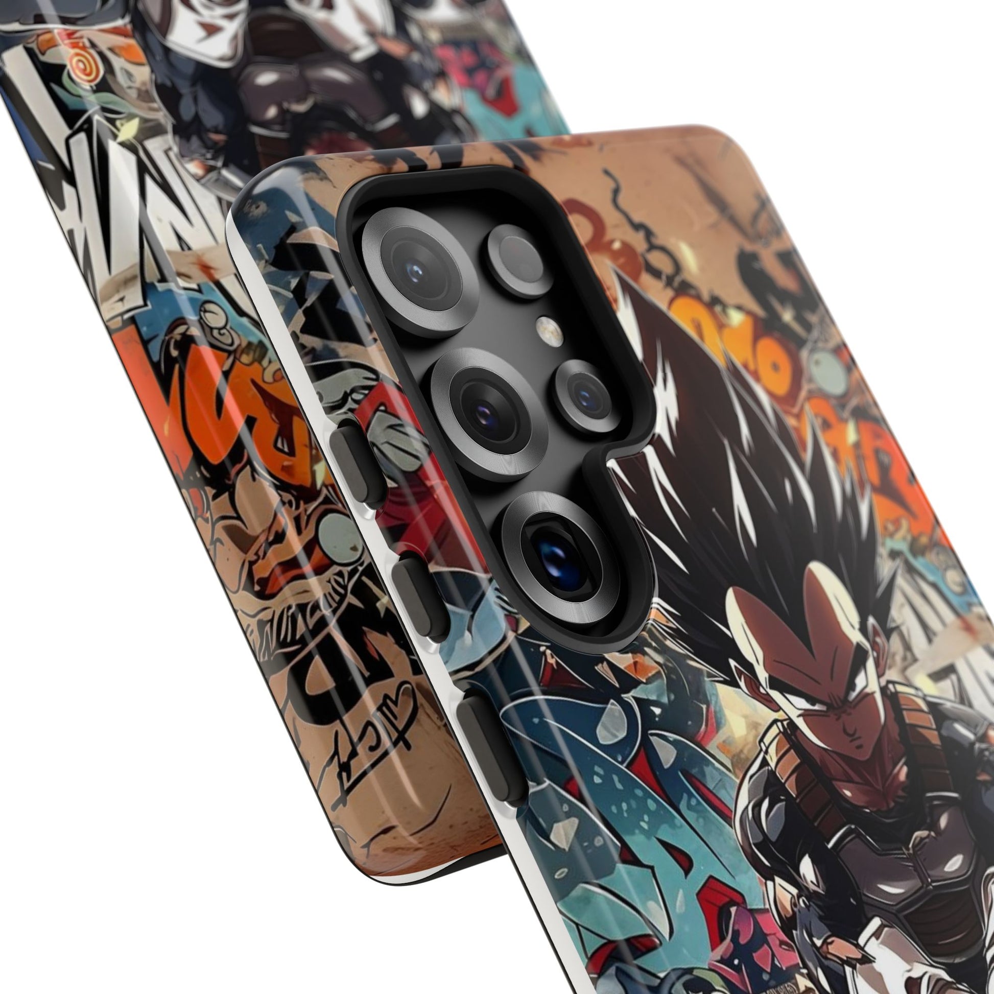 Anime Vegeta Dragon ball Z Tough Cases for iPhones, Samsung, and Pixel