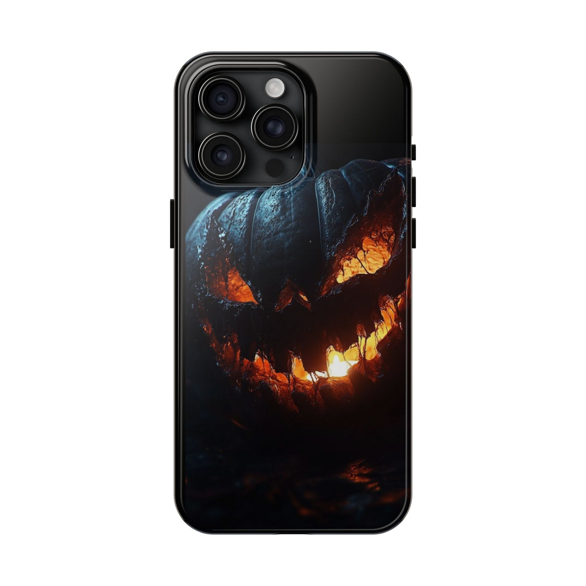 Scary Pumpkin Halloween Theme Phone Cases for iPhones & Samsung Phones
