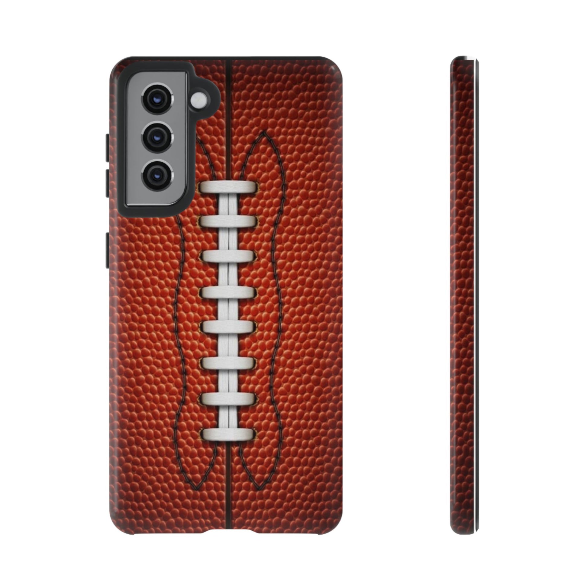 Football Pigskin Print Tough Cases for iPhones, Samsung, and Pixel