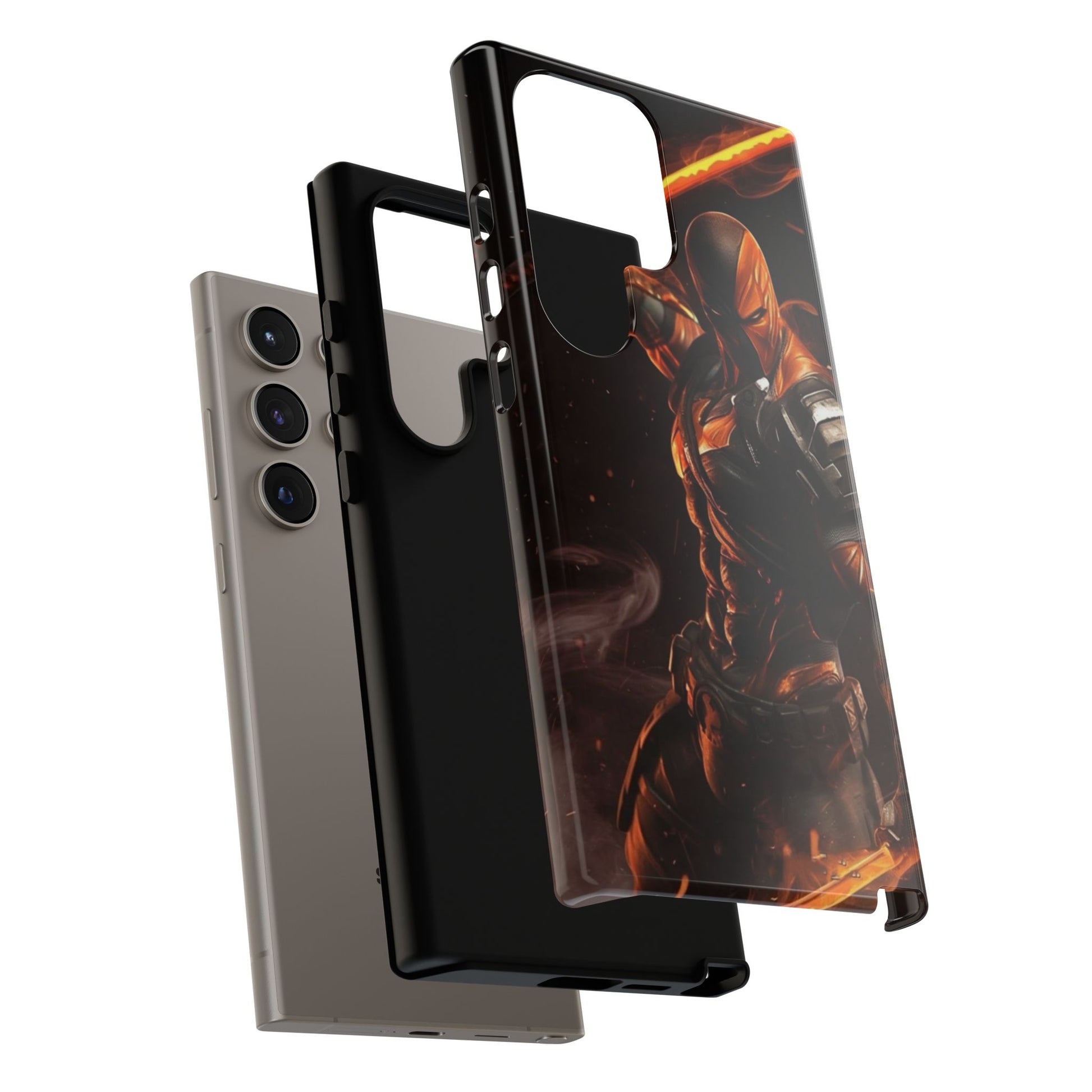 DC Comics Death Stroke Tough Cases for iPhones, Samsung, and Pixel