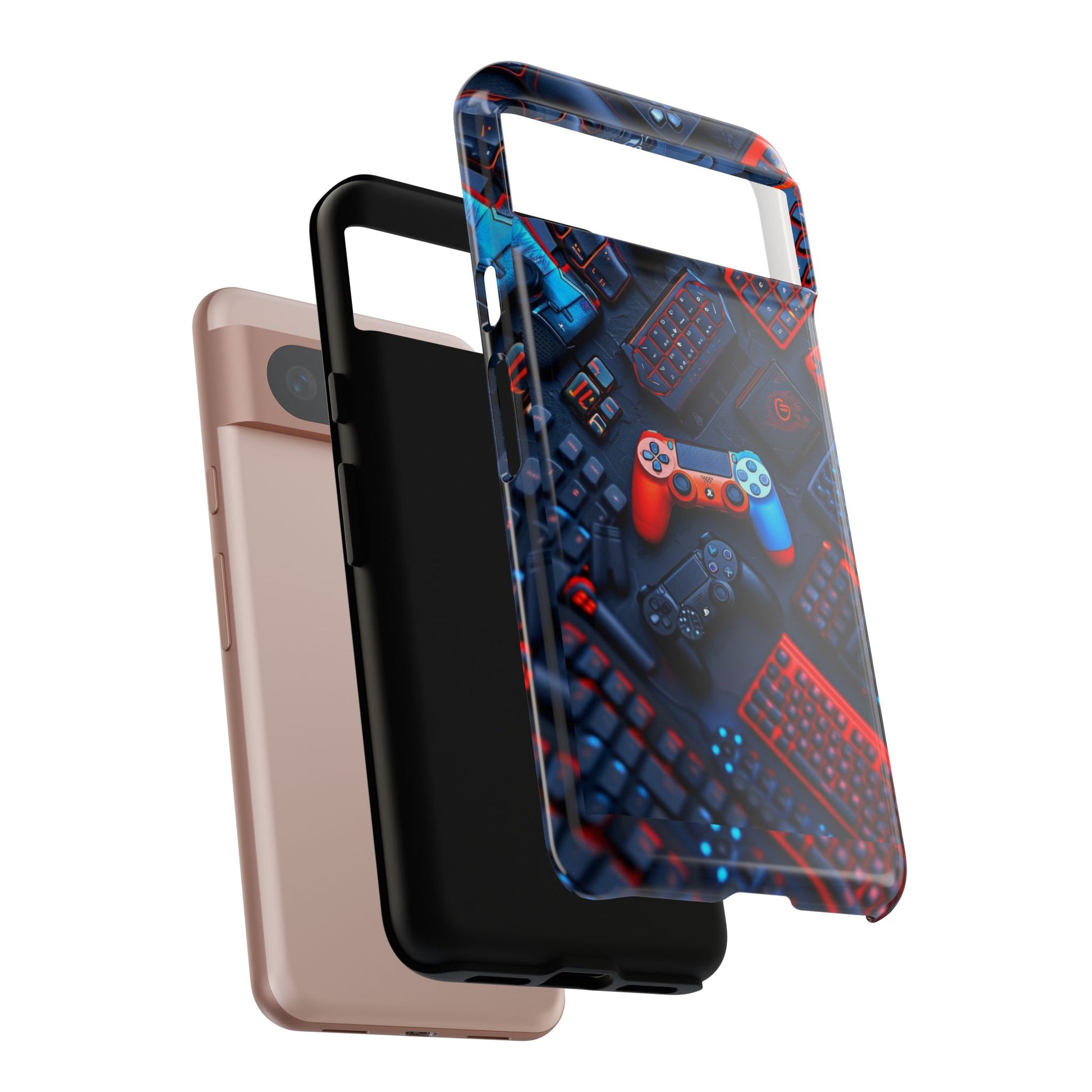 Gamer Themed Controllers Tough Cases for iPhones, Samsung, and Pixel