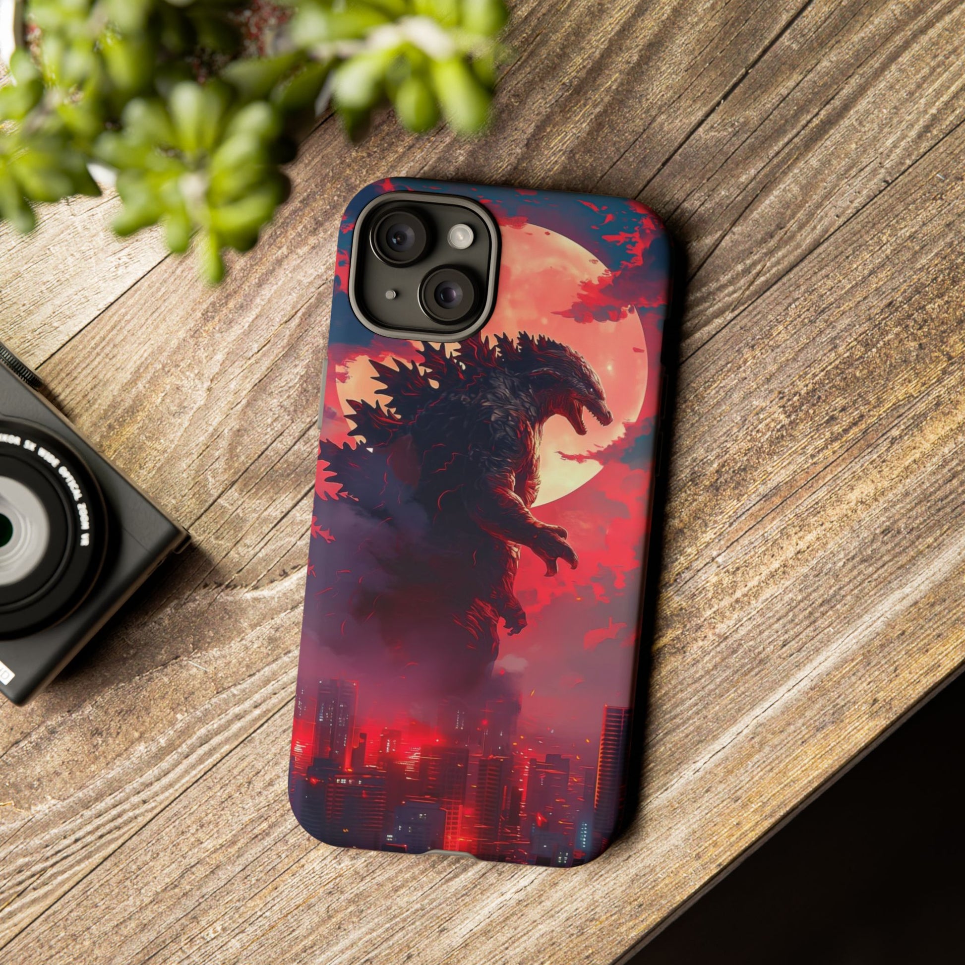 King of Monsters Godzilla Tough Phone Cases for iPhones, Samsung, and Pixel