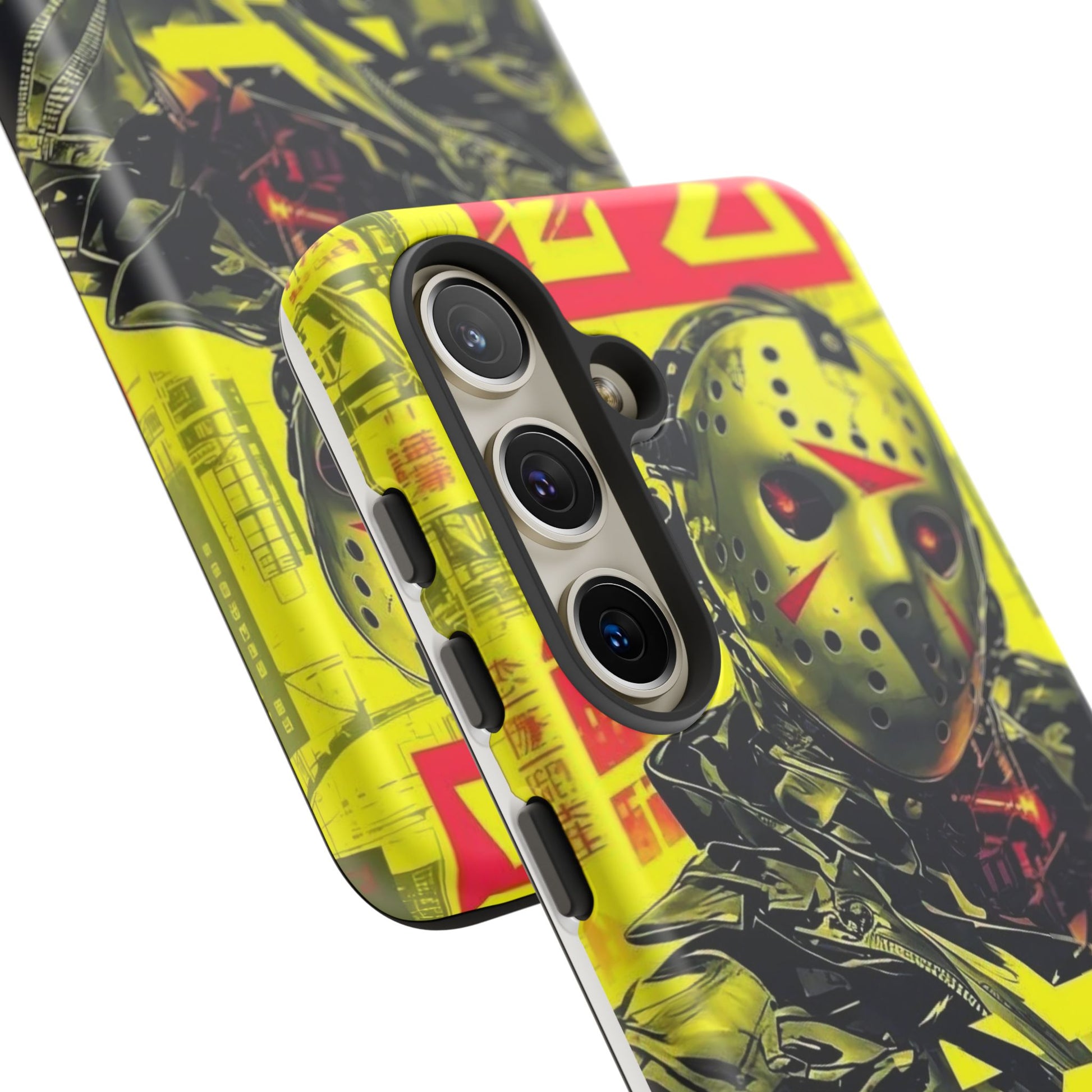 Cyberpunk X Jason Voorhees Tough Cases for iPhones, Samsung, and Pixel
