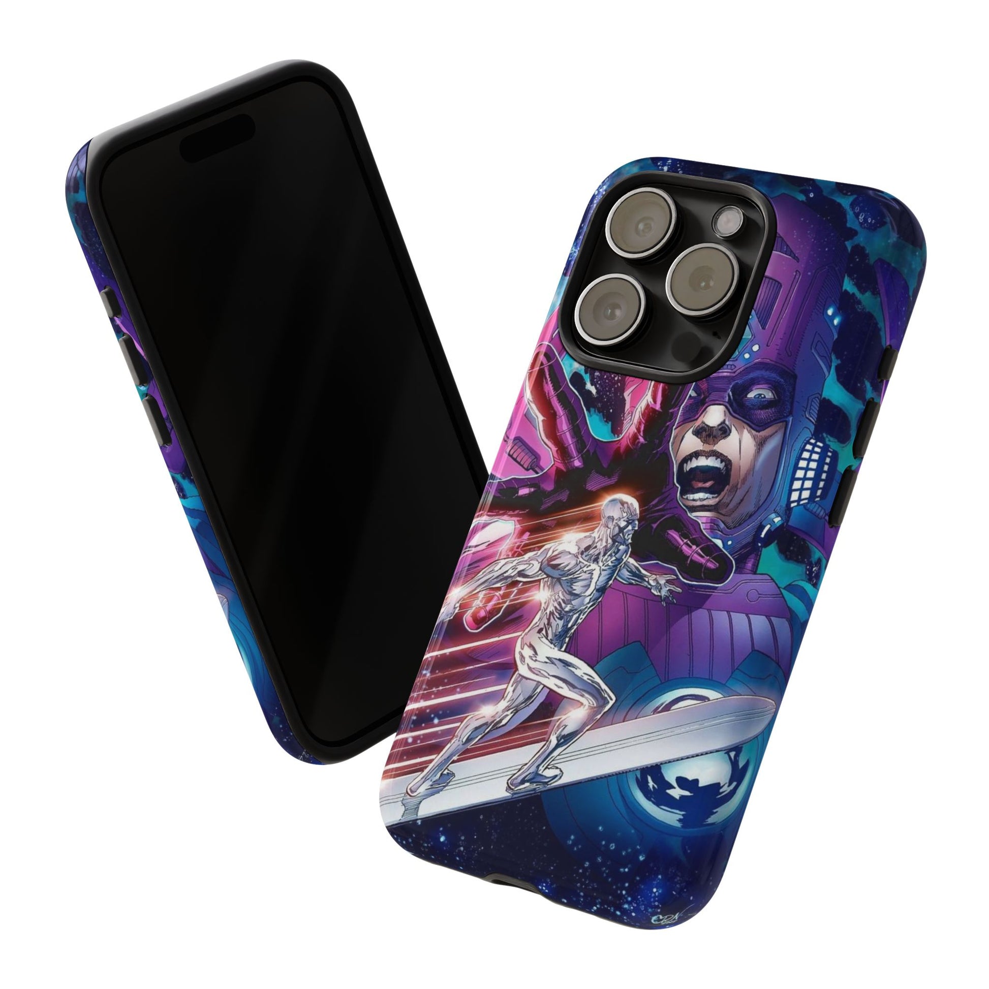 Galactus x Silver Surfer Marvel Phone Case, Tough Cases for iPhones, Samsung, and Pixel