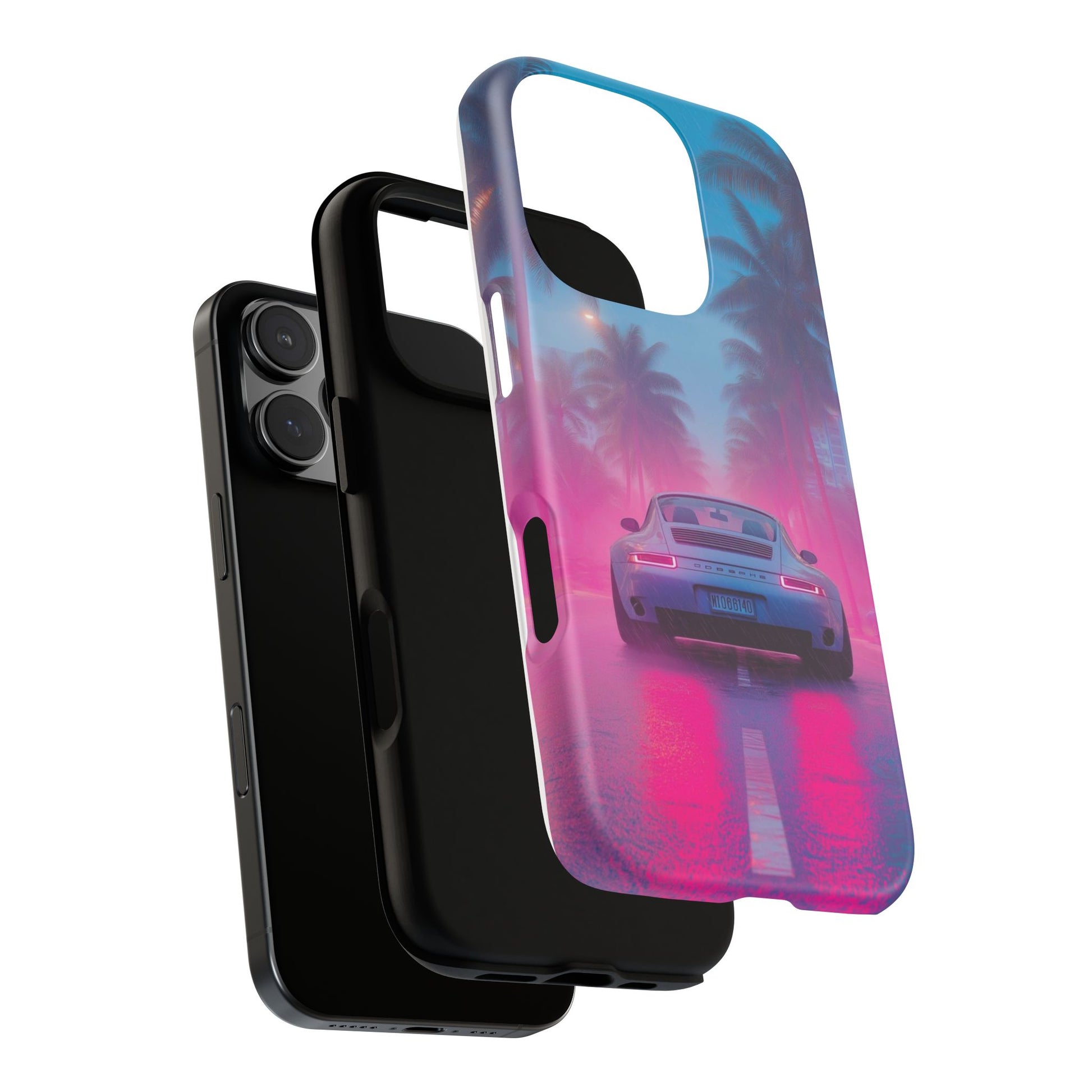 Miami Vice Porsche Phone Case for iPhone, Samsung Galaxy, & Pixel Phones