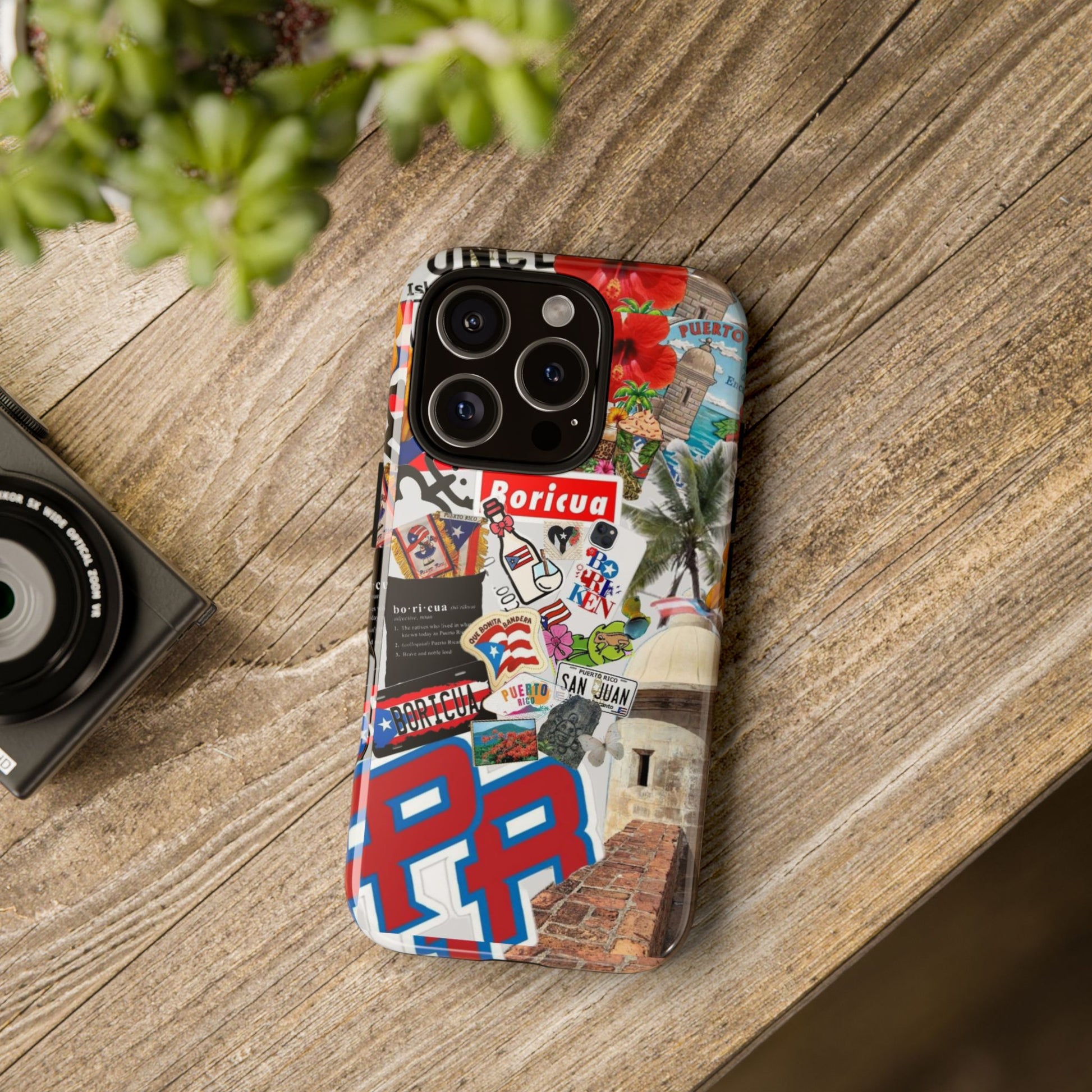Puerto Rico Boricua Art Tough Cases for iPhones, Samsung, and Pixel