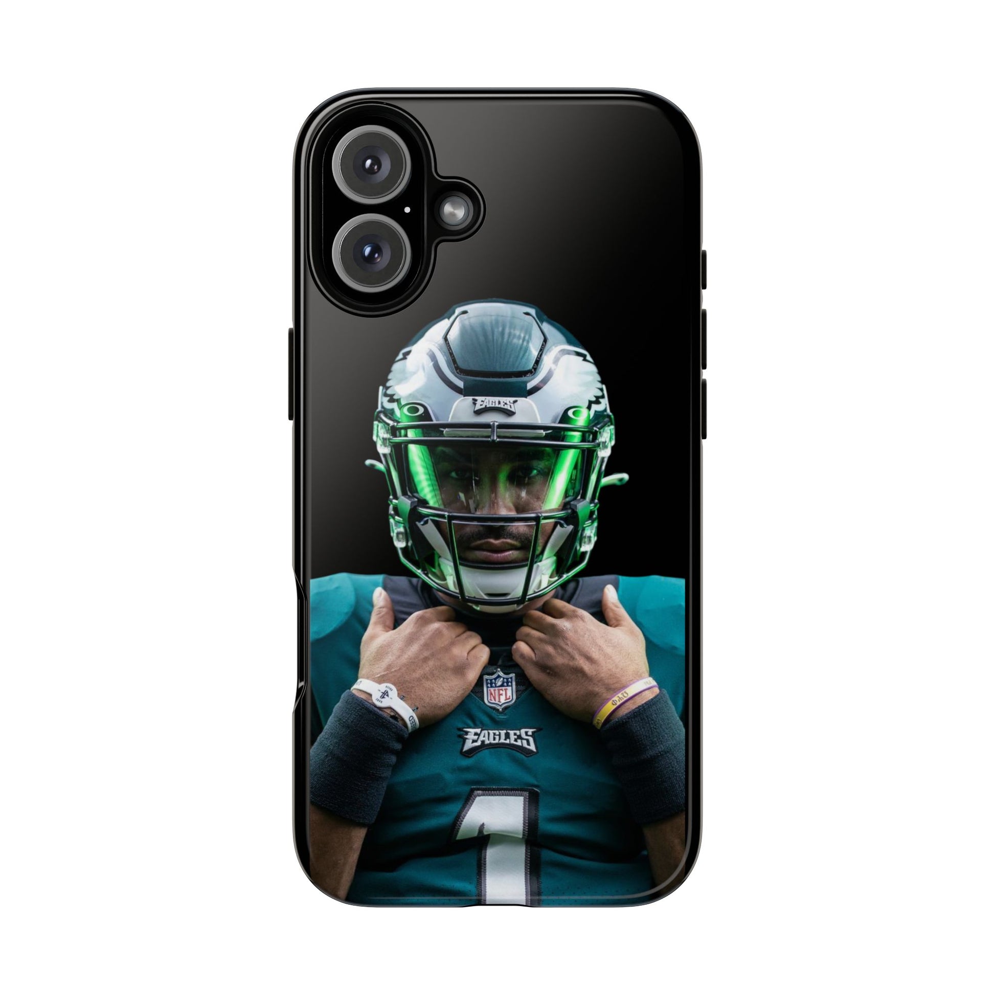 Eagles Football Jalen Hurts Tough Cases for iPhones, Samsung, and Pixel